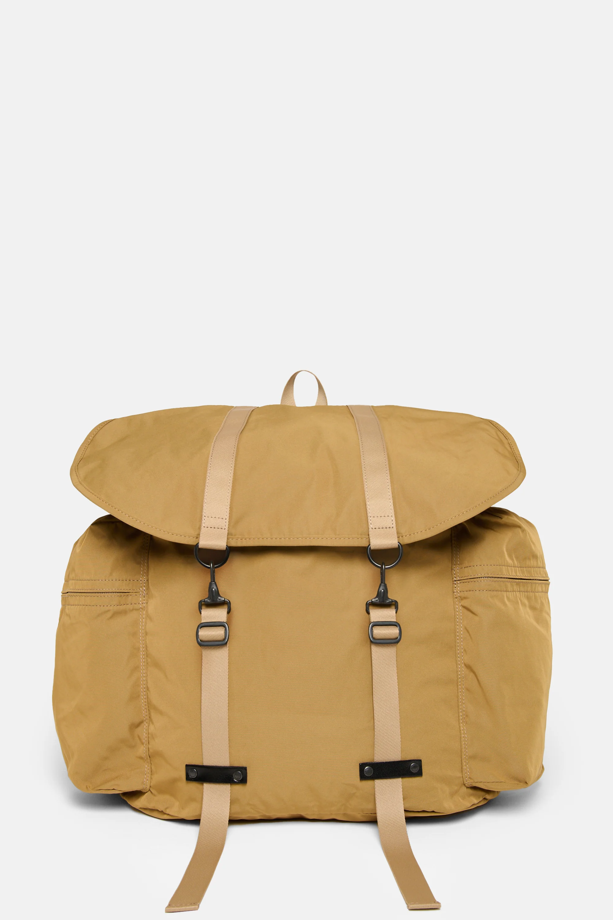 X Large Beige Gabardine Backpack