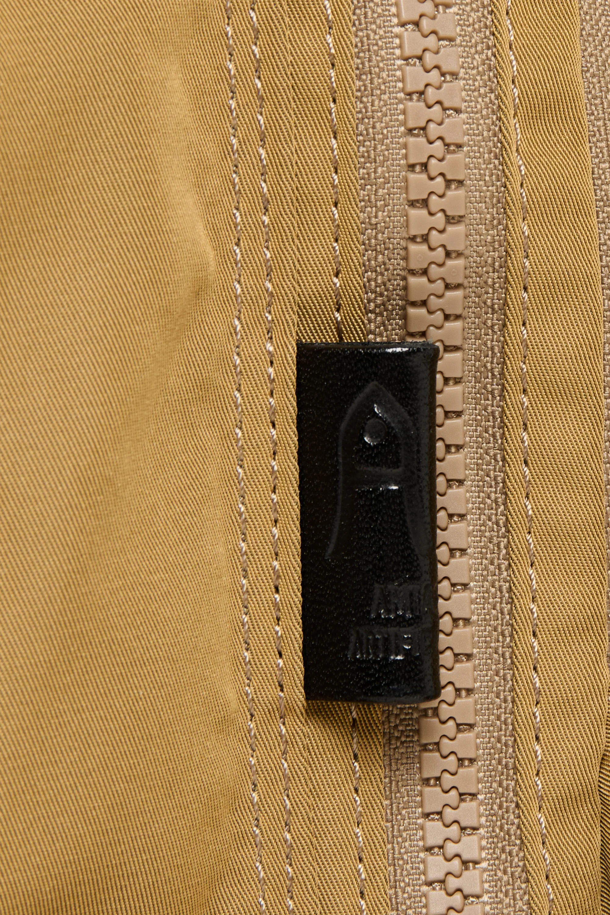 X Large Beige Gabardine Backpack - Image 7