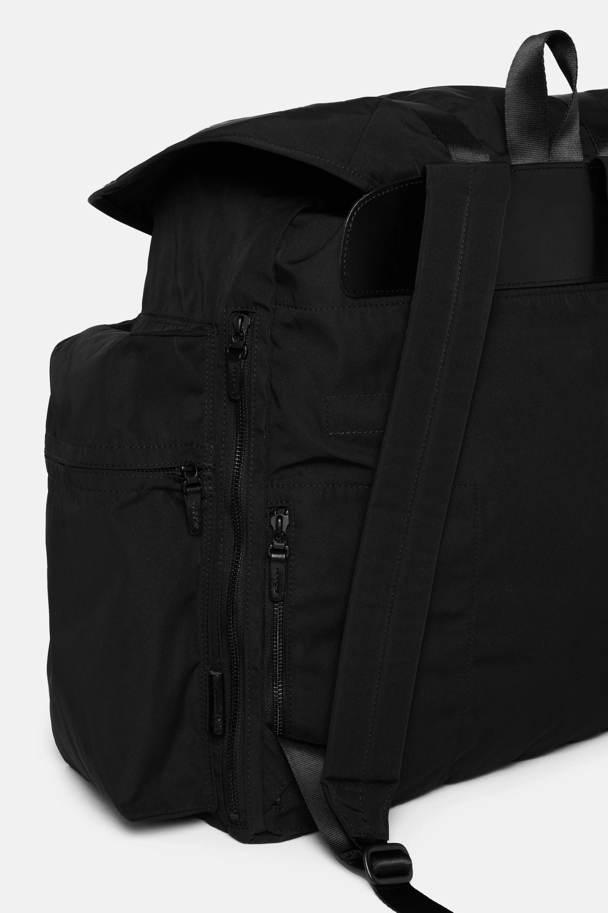 X Large Black Gabardine Backpack - Image 3