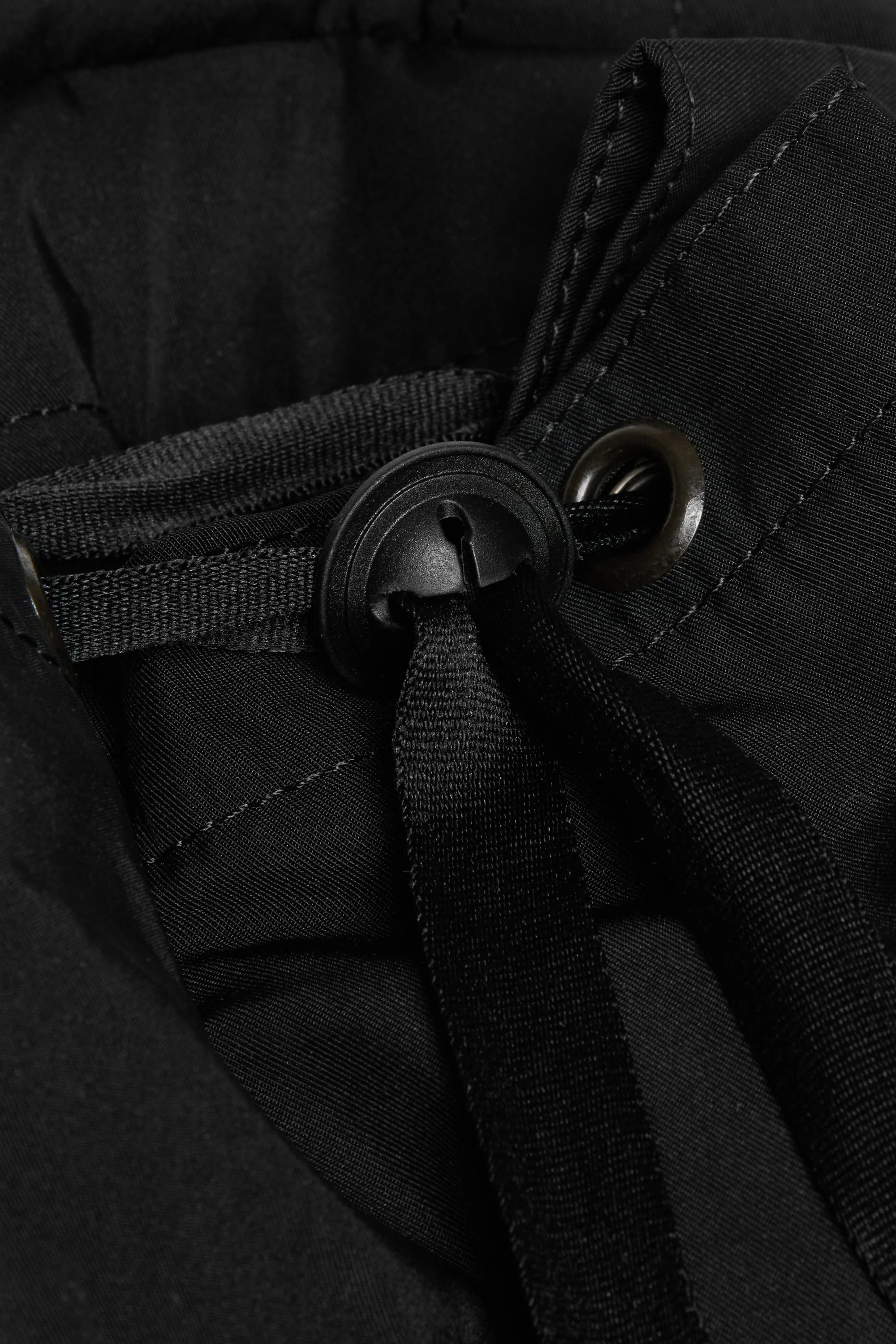 X Large Black Gabardine Backpack - Image 6