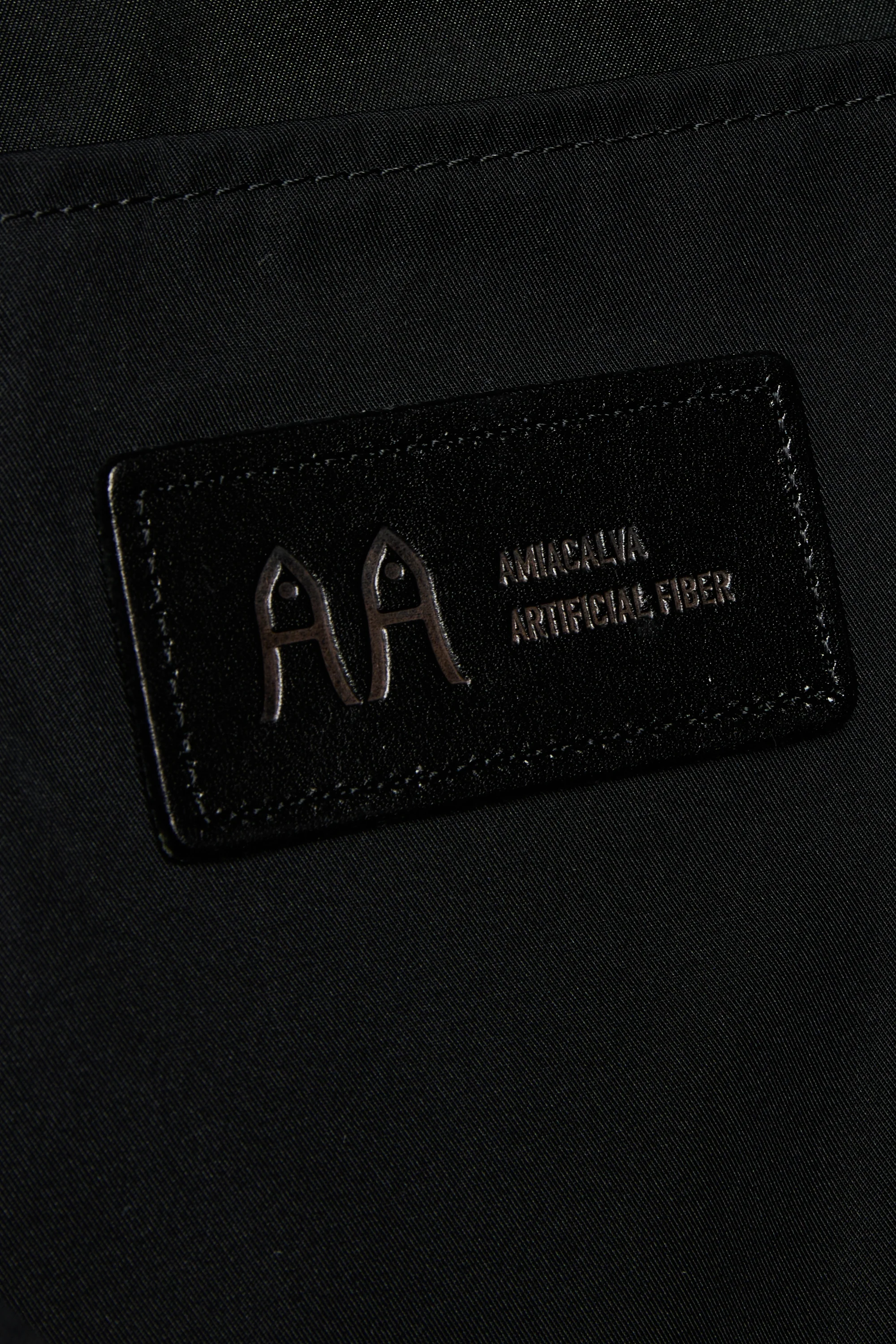 X Large Black Gabardine Backpack - Image 9