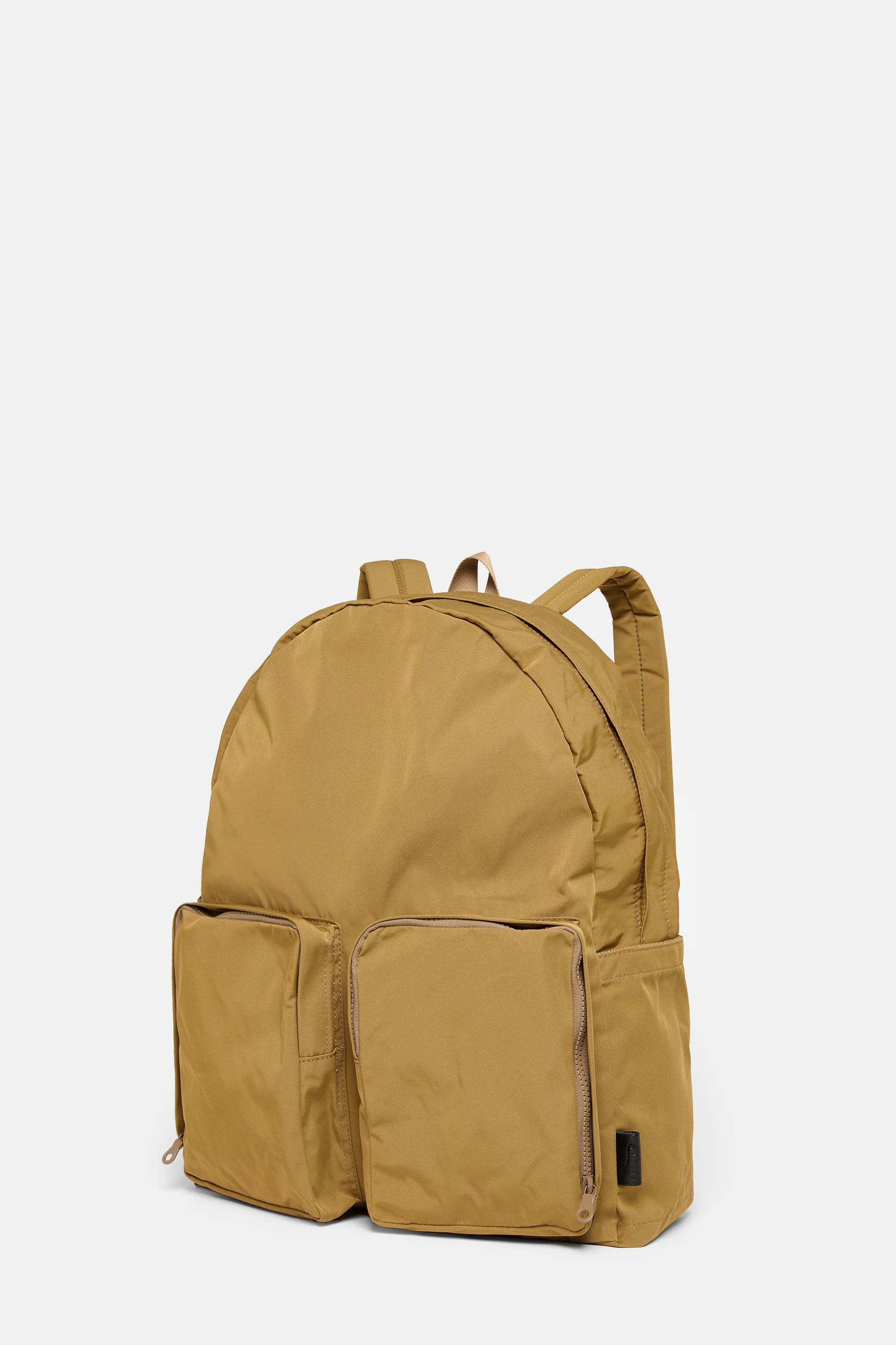 Beige Gabardine Backpack - Image 2