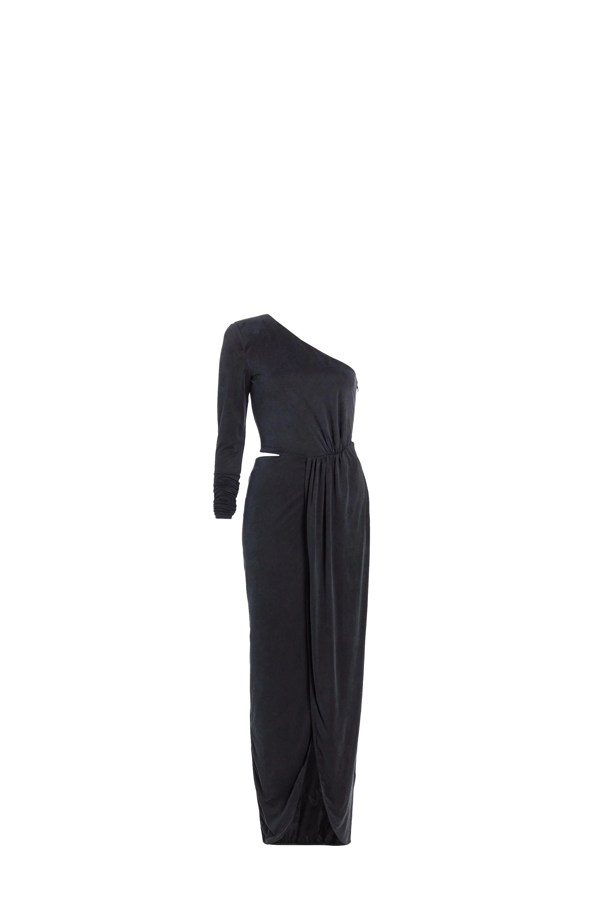 Suani Draped One-Shoulder Gown