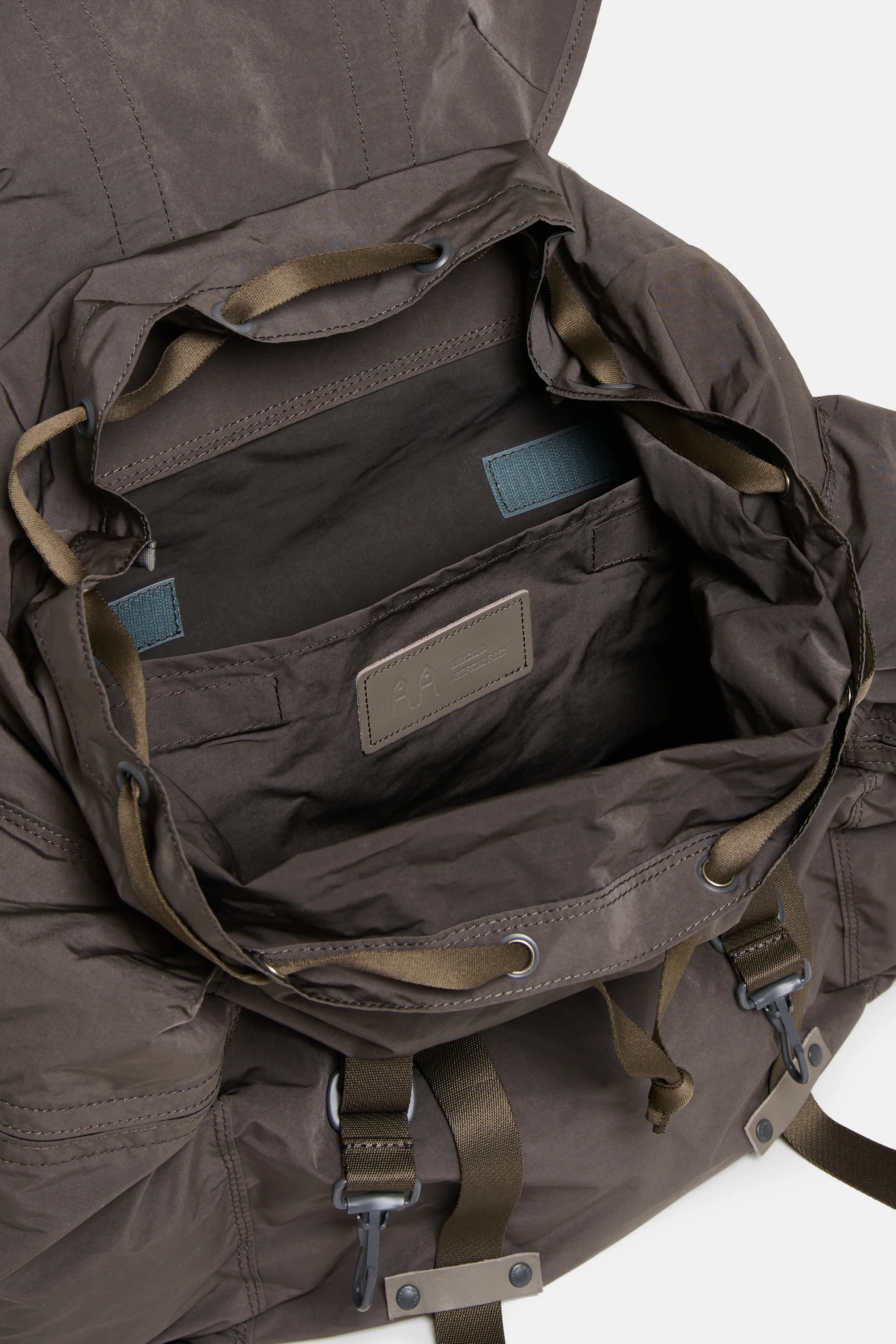 X Large Grey Gabardine Backpack - Image 4