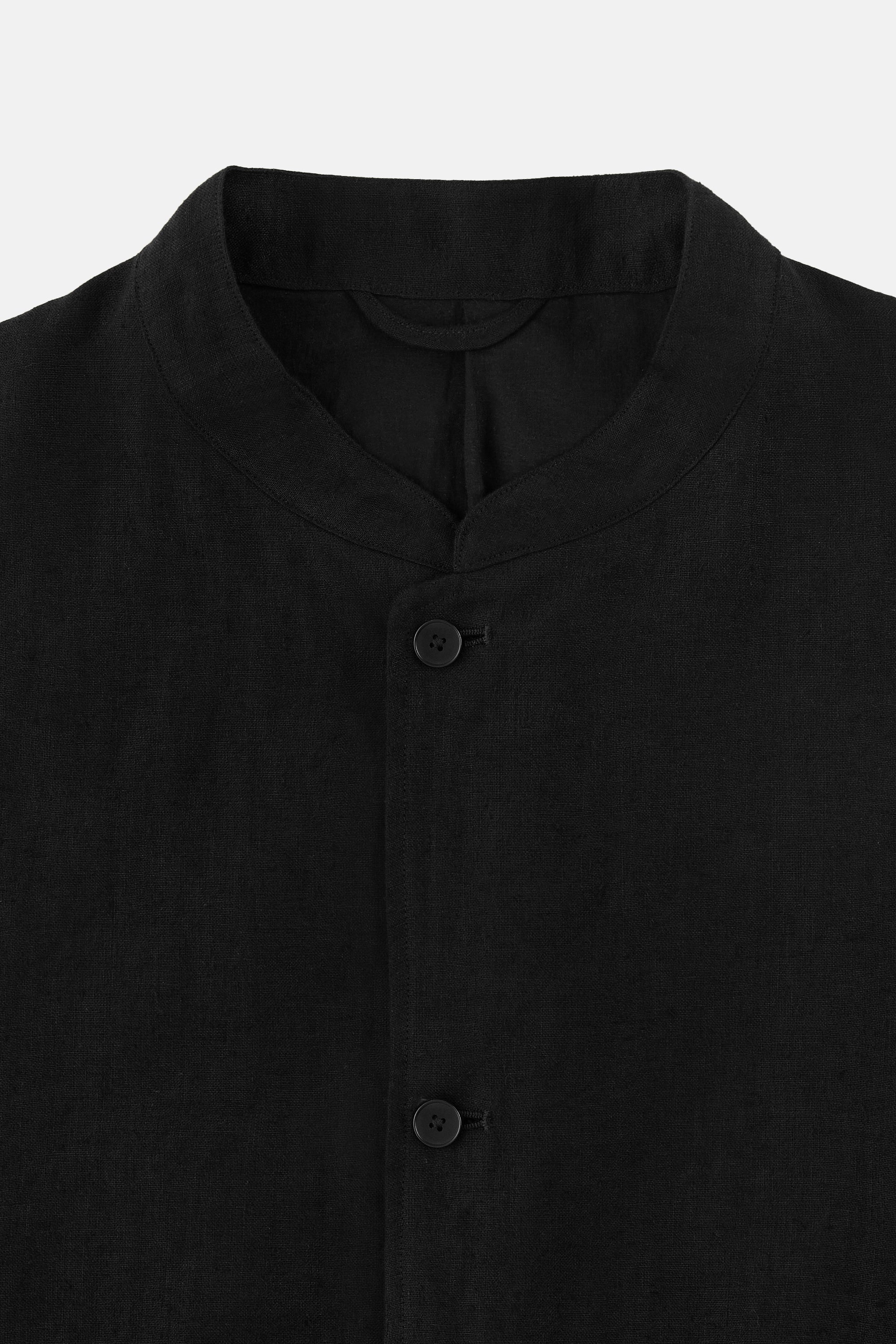 Hemp Stand Collar Jacket - Image 6
