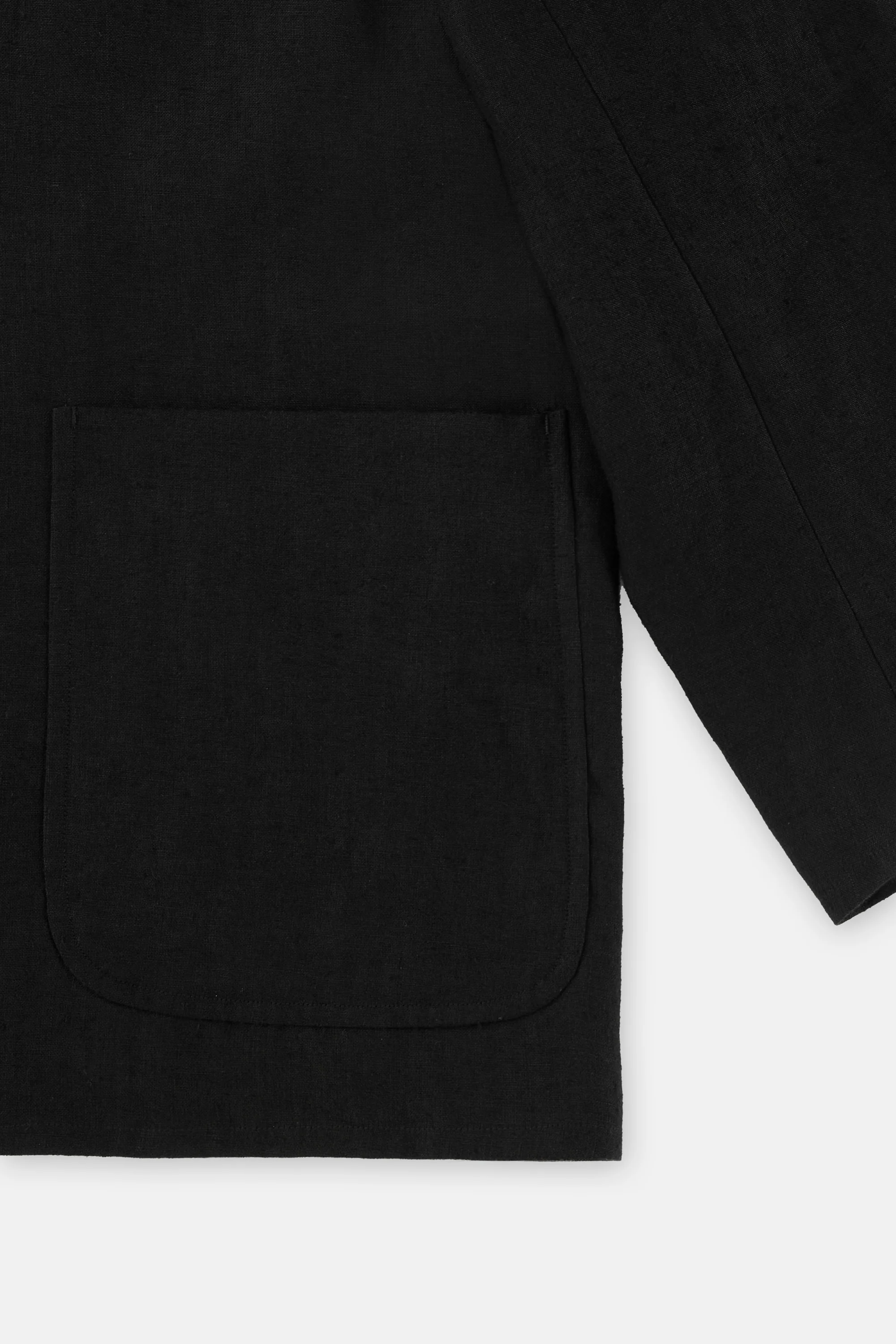 Hemp Stand Collar Jacket - Image 8