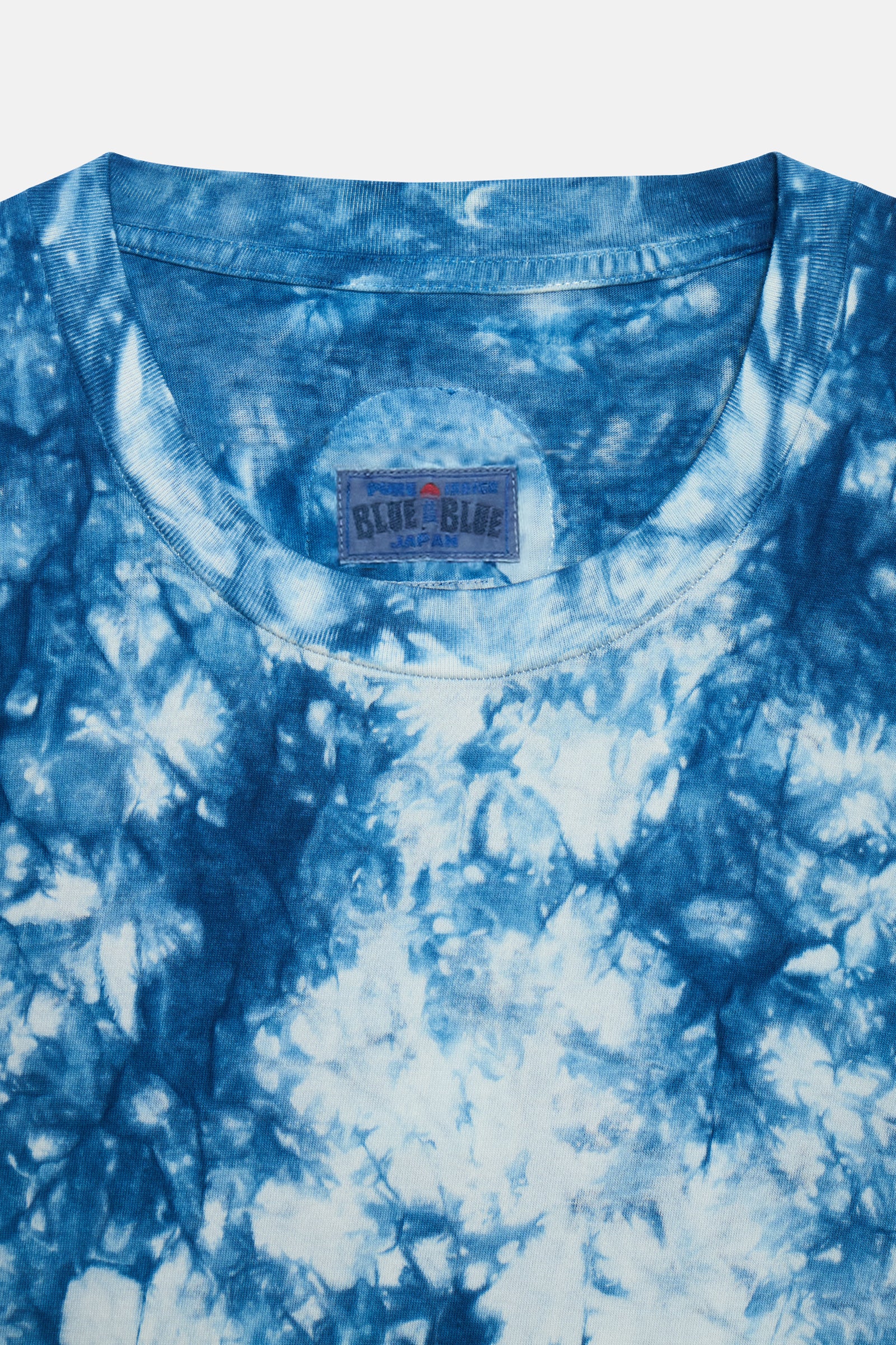 Pure Indigo Muraku Moshibori Short Sleeve T-shirt - Image 3