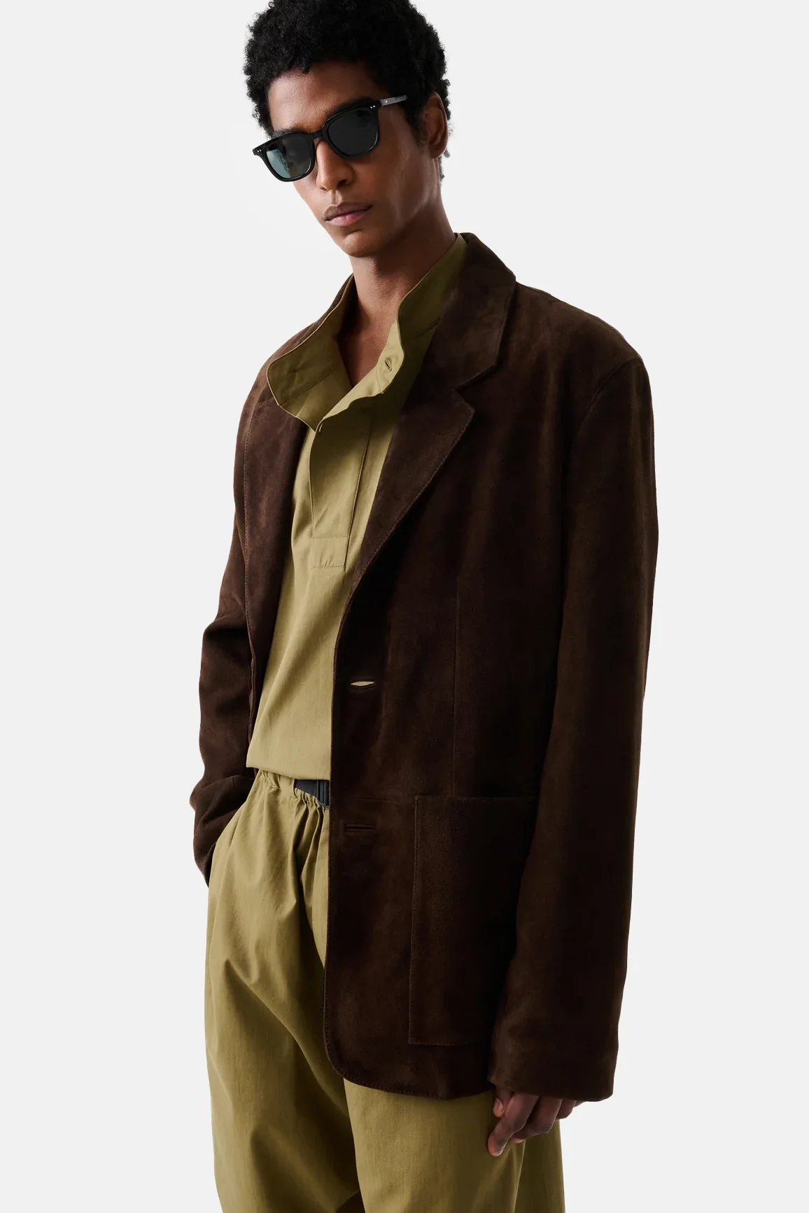 Brown Tiko Suede Jacket - Image 5