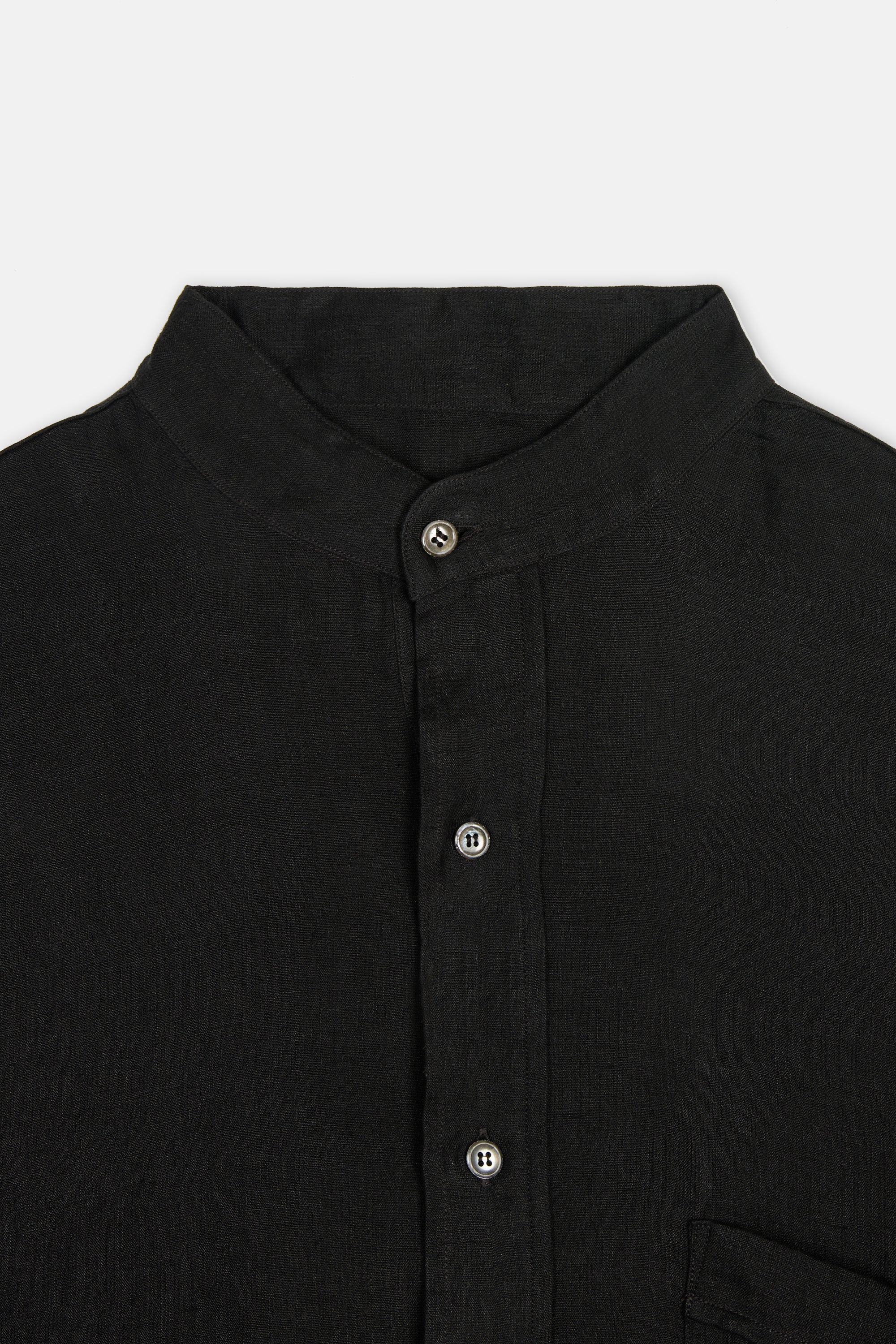 Linen Double Cloth Pullover Shirt - Image 6