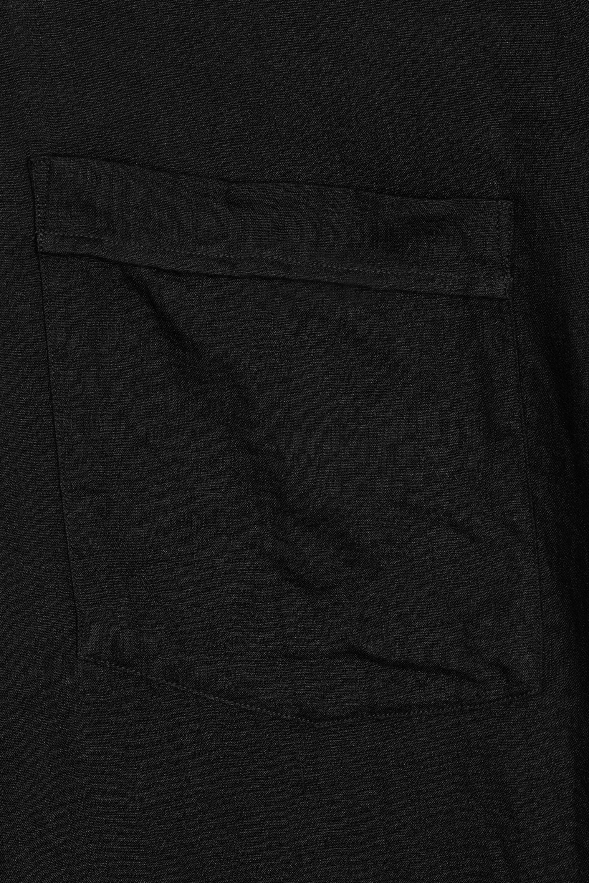 Linen Double Cloth Pullover Shirt - Image 8