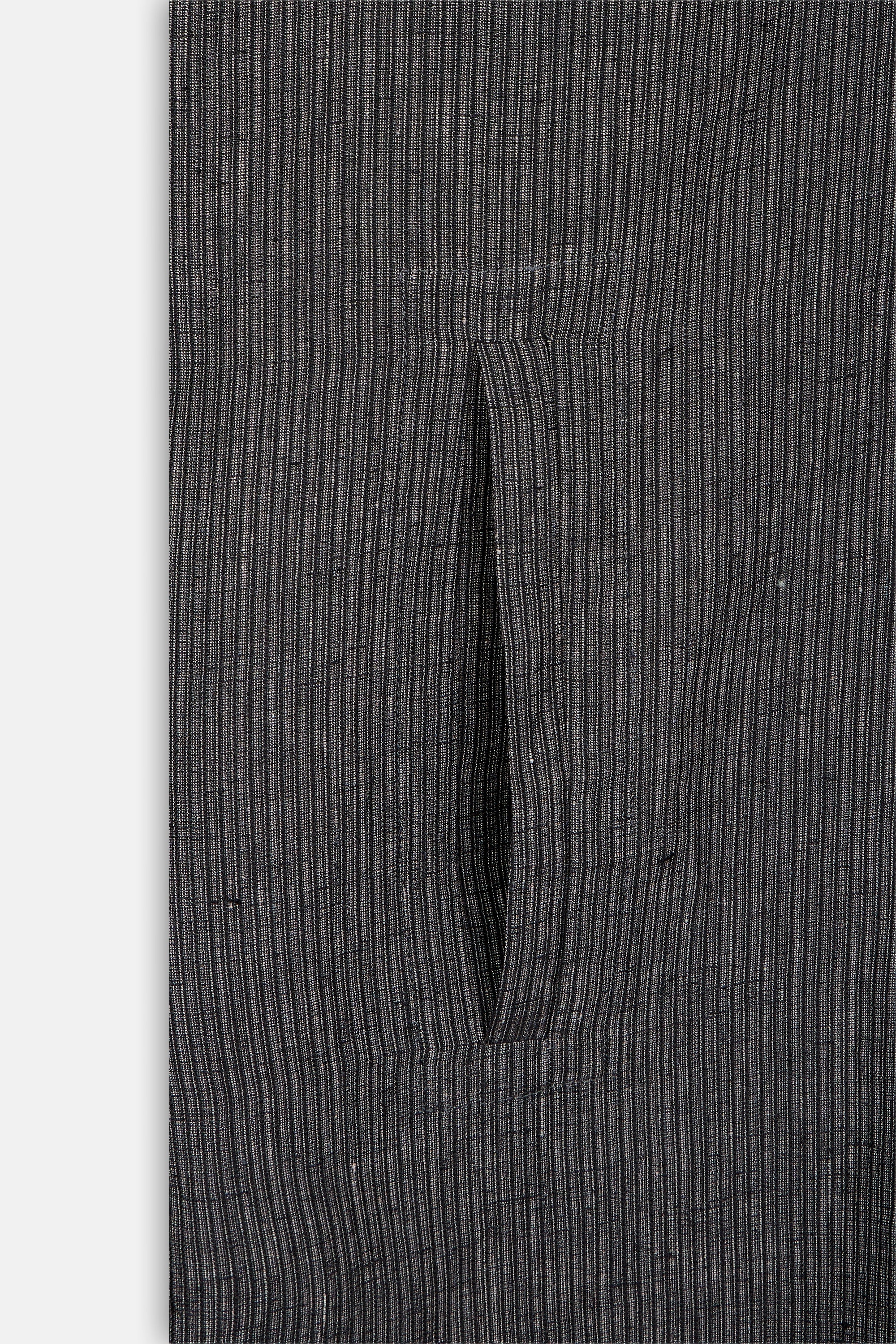 Long Oversized Tunic Yoke Striped - Image 4