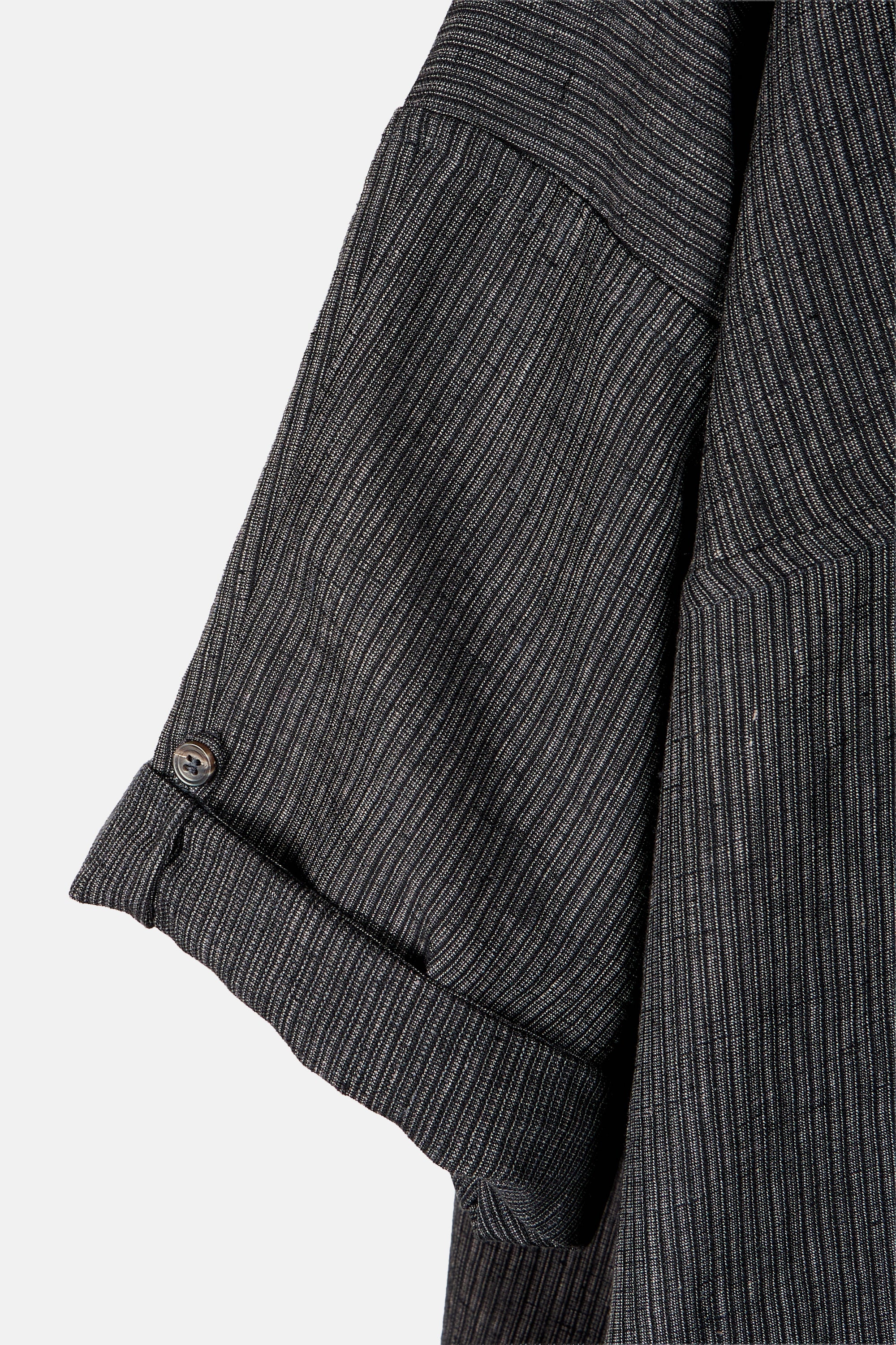 Long Oversized Tunic Yoke Striped - Image 5