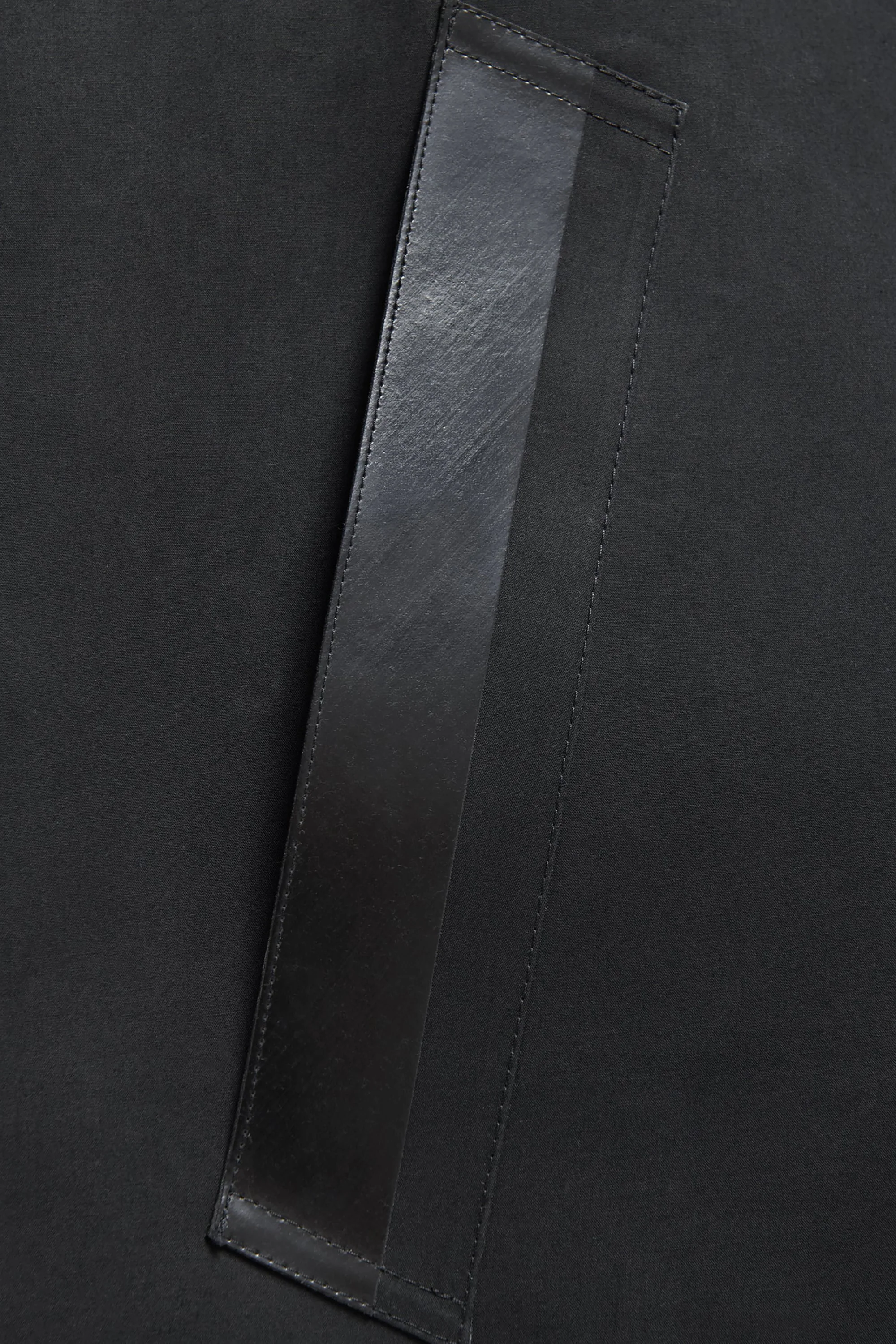 Black Ettrick Rubberised Long Coat - Image 4
