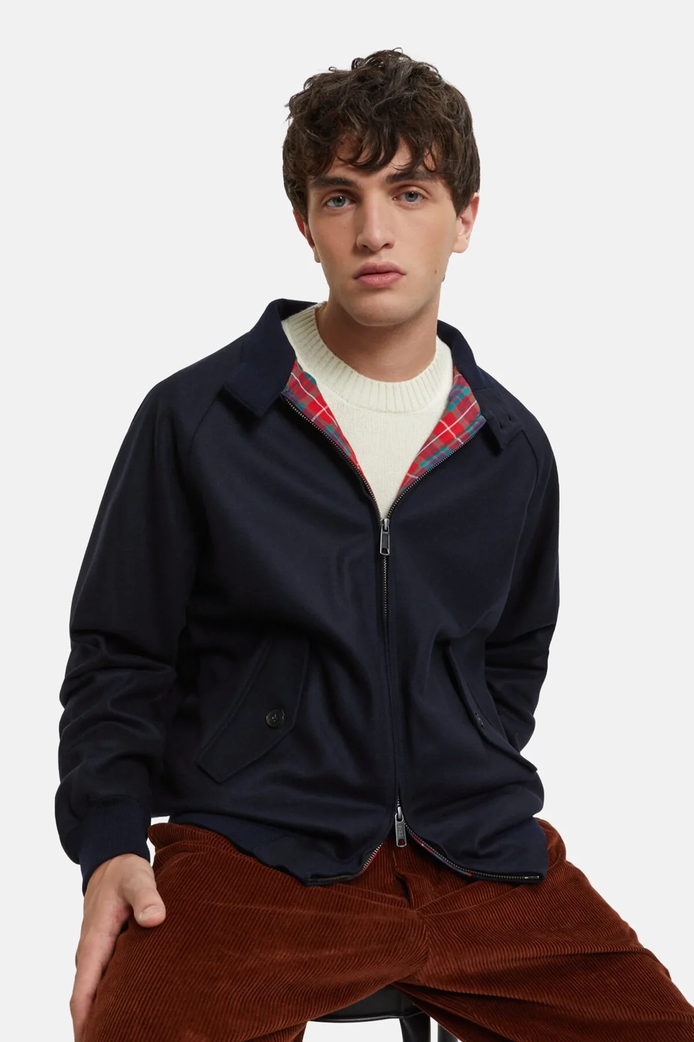 Deep Blue Melton G9 Unpadded - Image 4