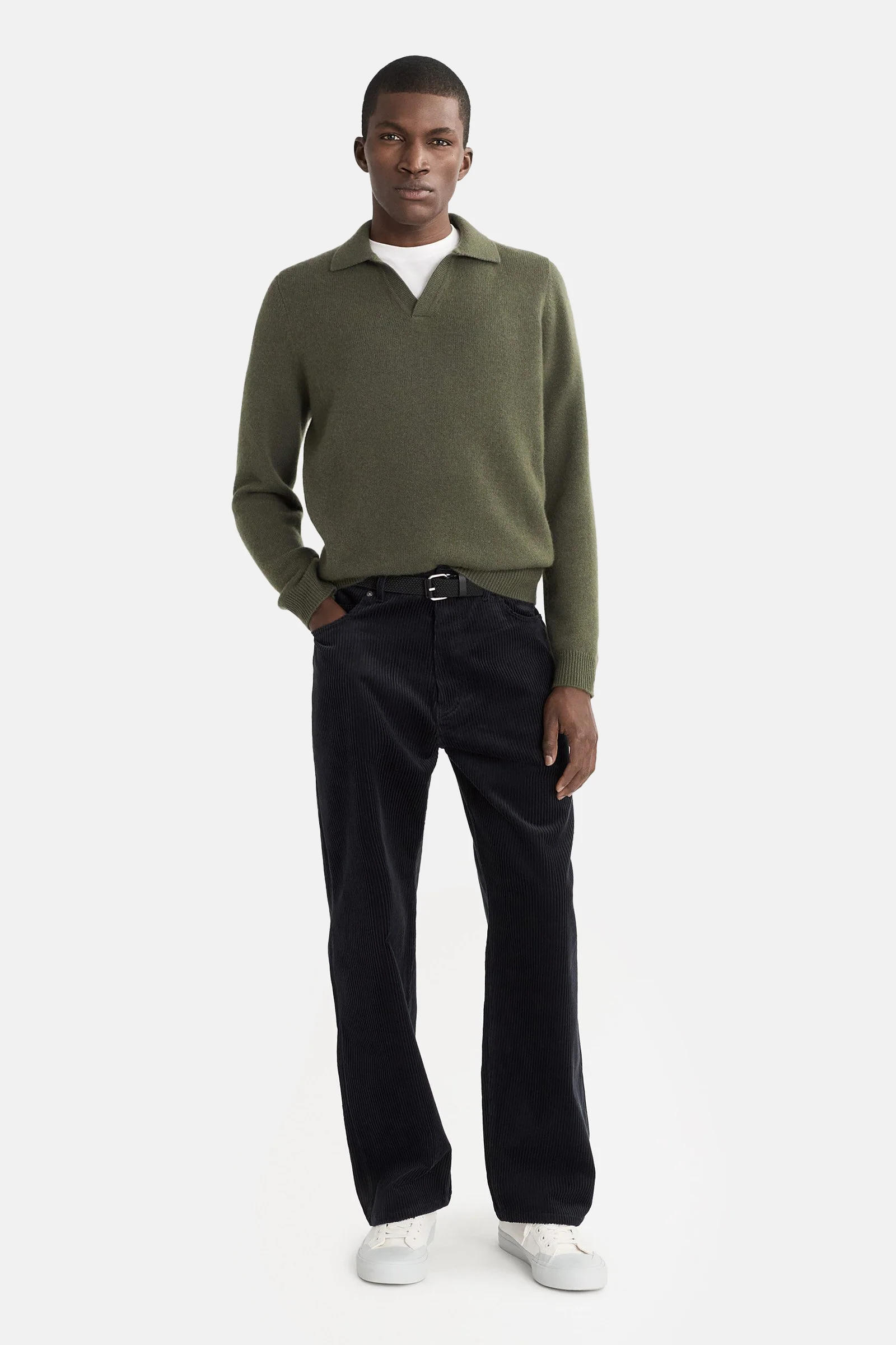 Olive Men's Polo Shirt - Image 2