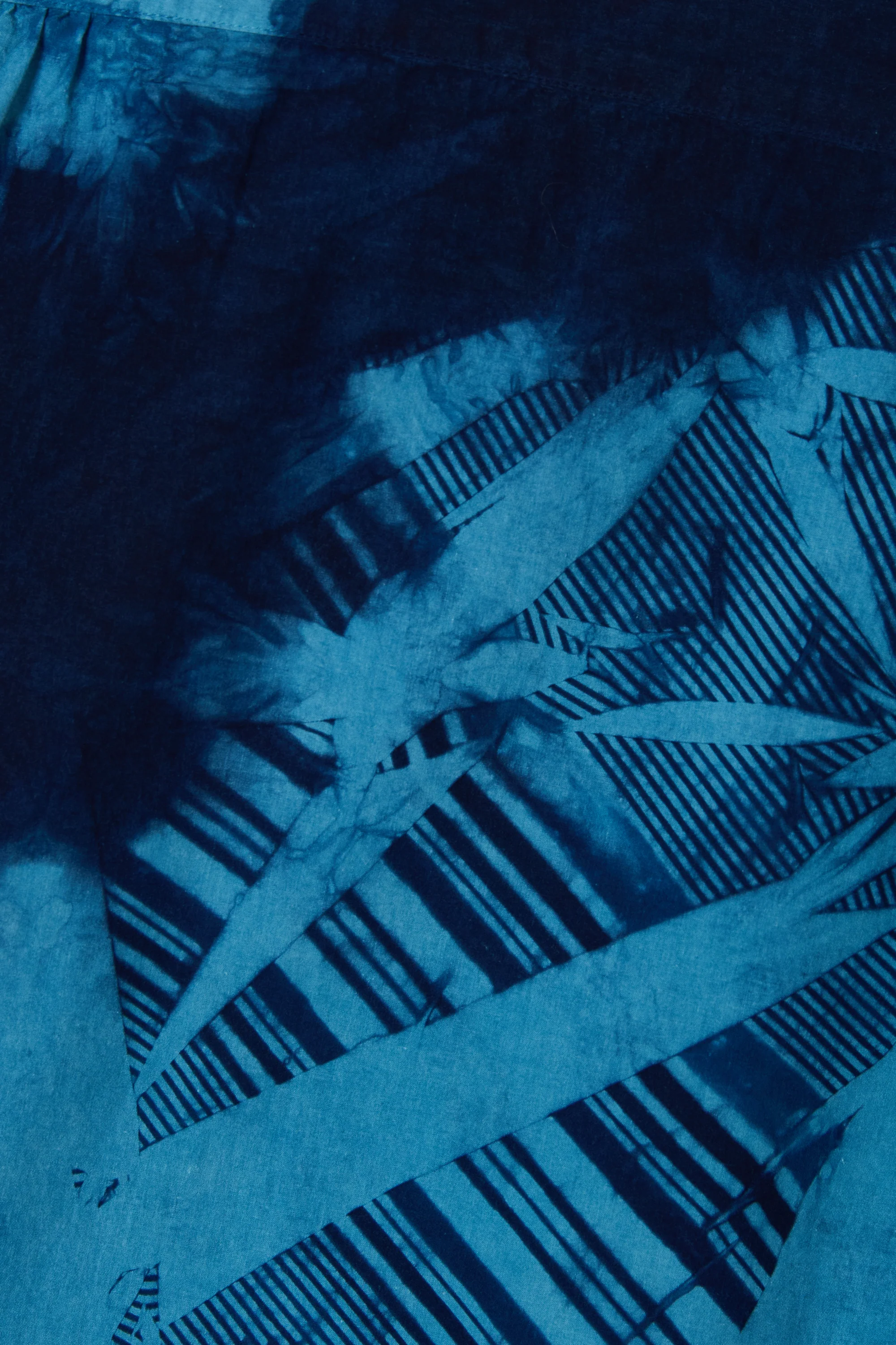 Pure Indigo Itajime Regular Collar Shirt - Image 6