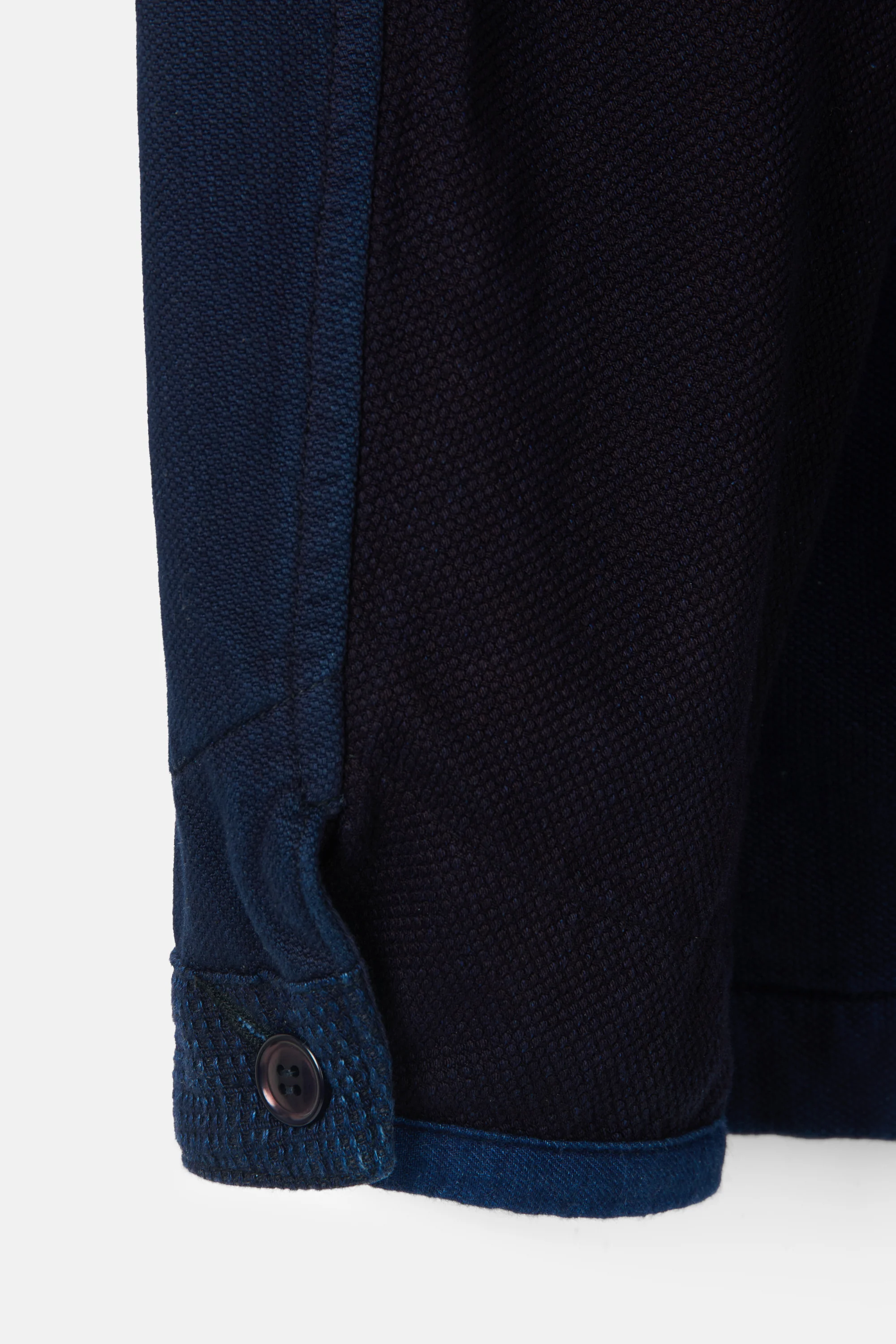 Pure Indigo Sashiko Nenrin Coverall Jacket - Image 5