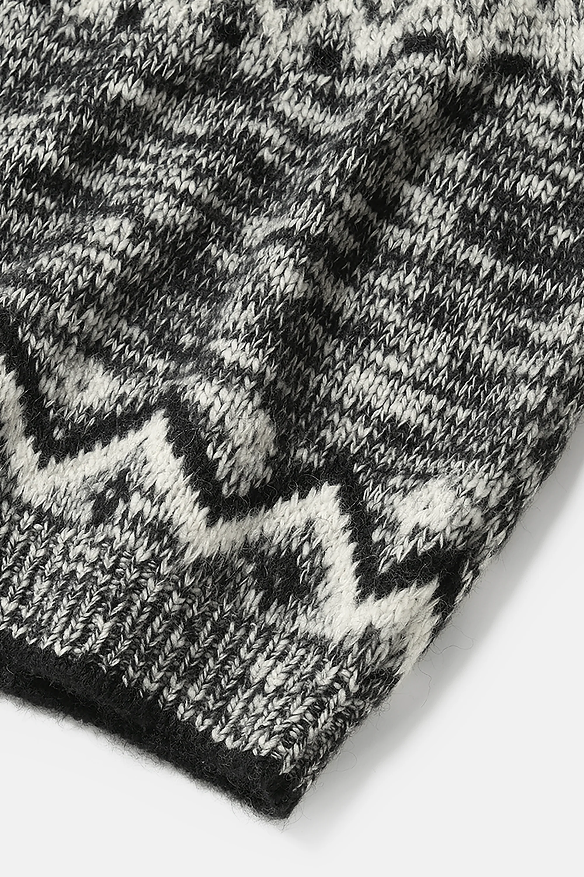 Black Mohair Nordic Crew Neck - Image 5