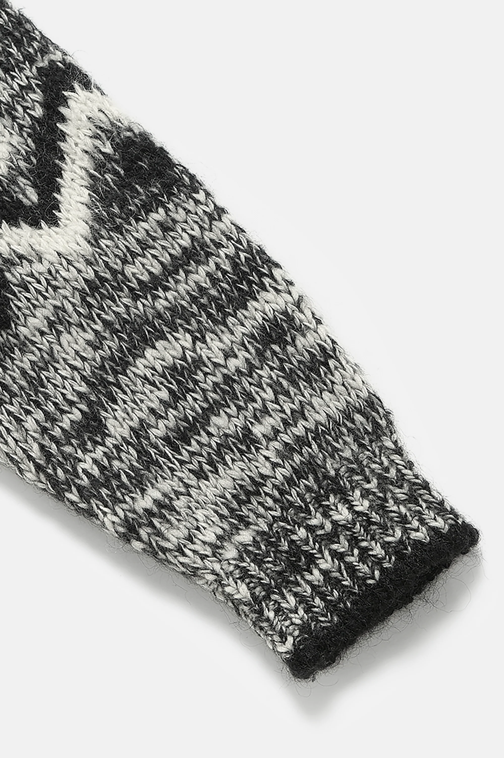 Black Mohair Nordic Crew Neck - Image 6