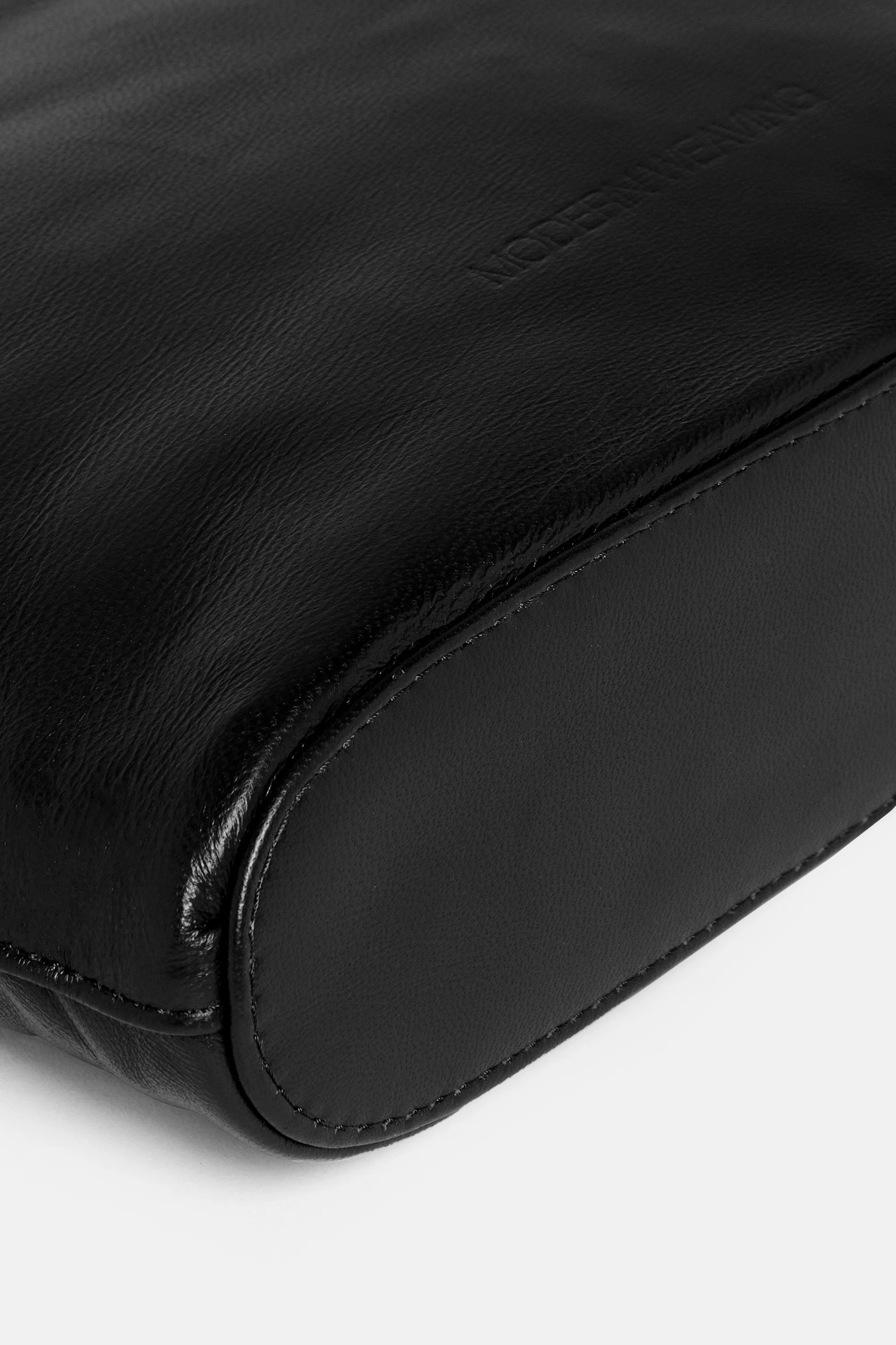 Black Narrow Oval Tote - Image 5