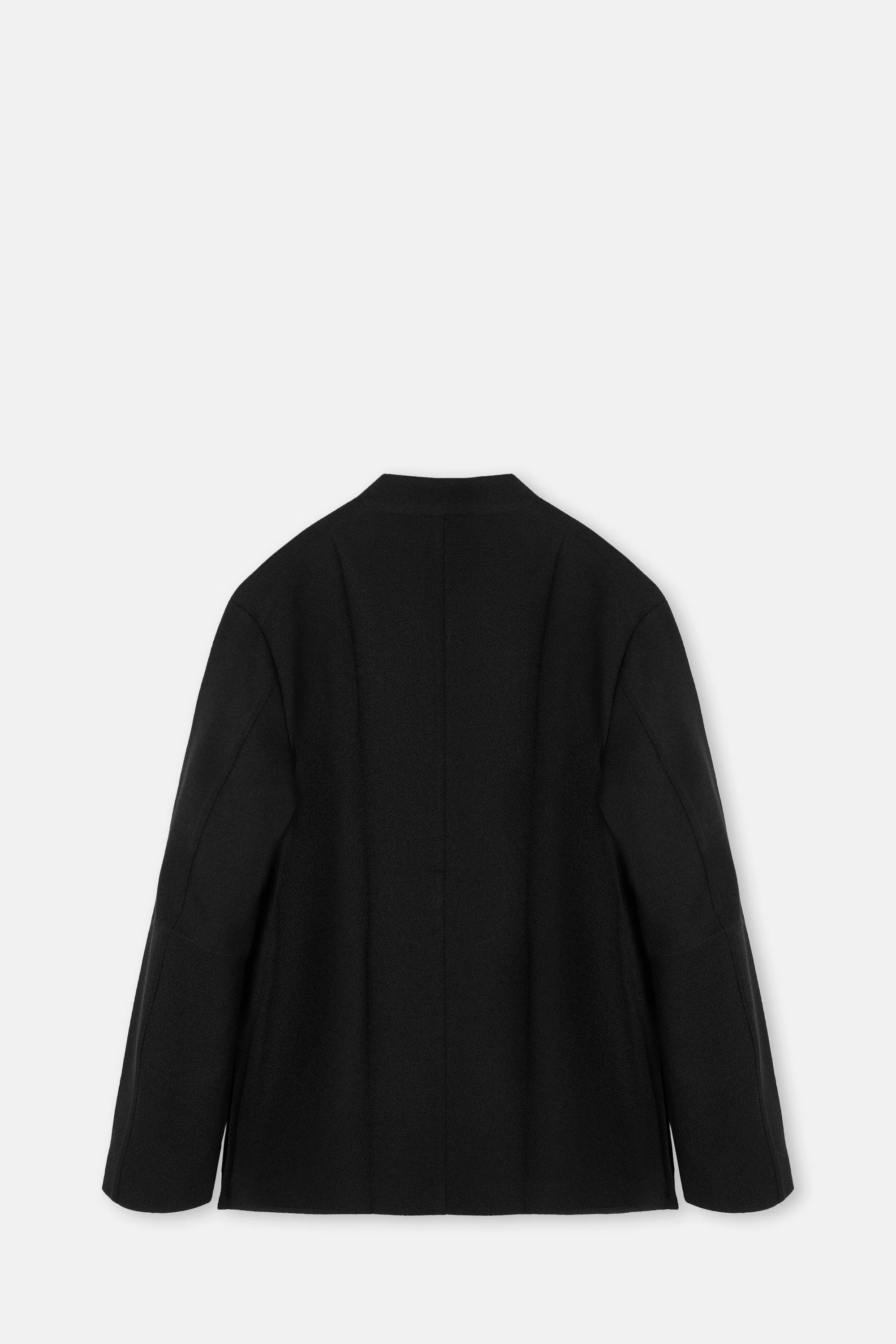 Black Origami No Lapel Jacket - Image 3
