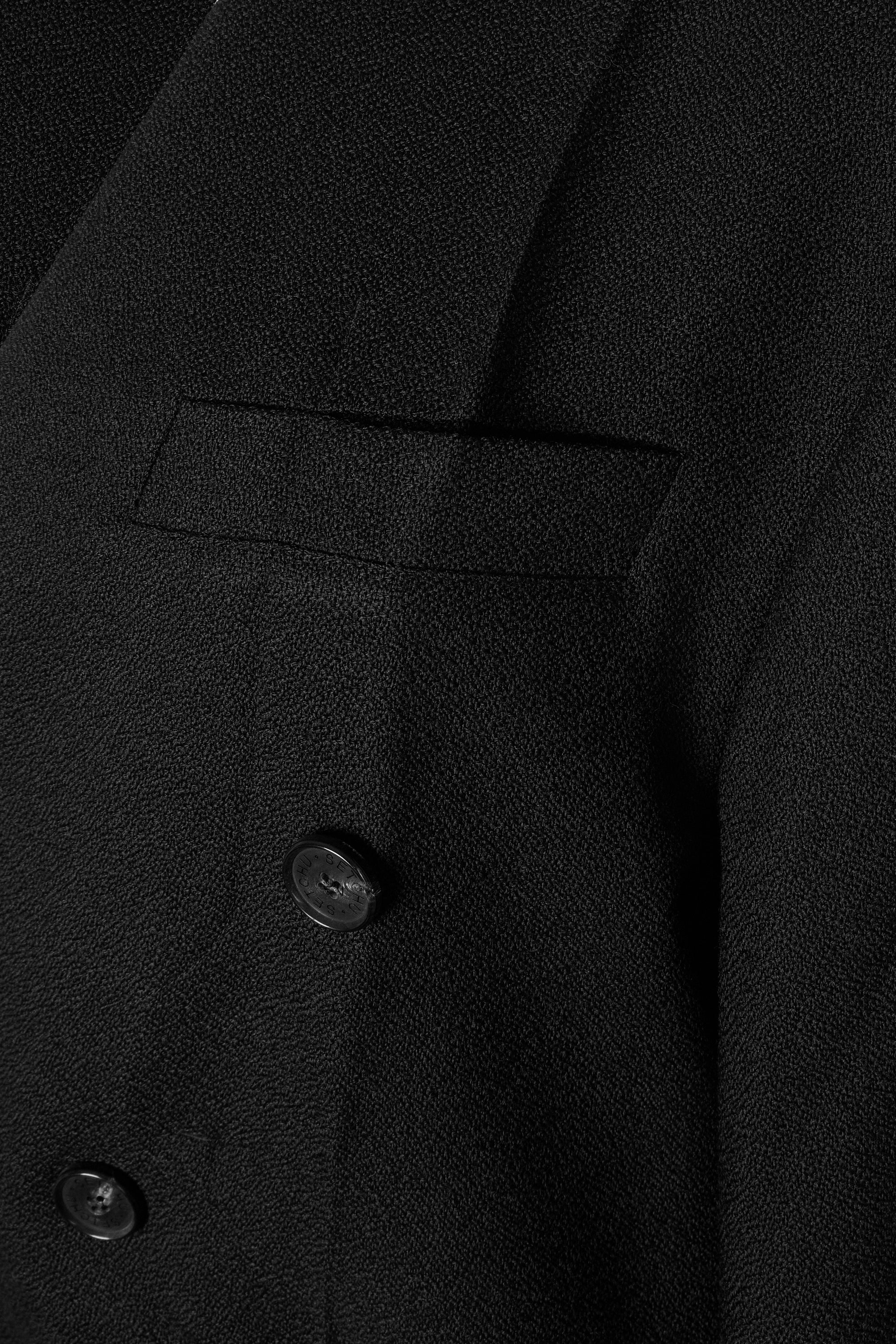 Black Origami No Lapel Jacket - Image 4