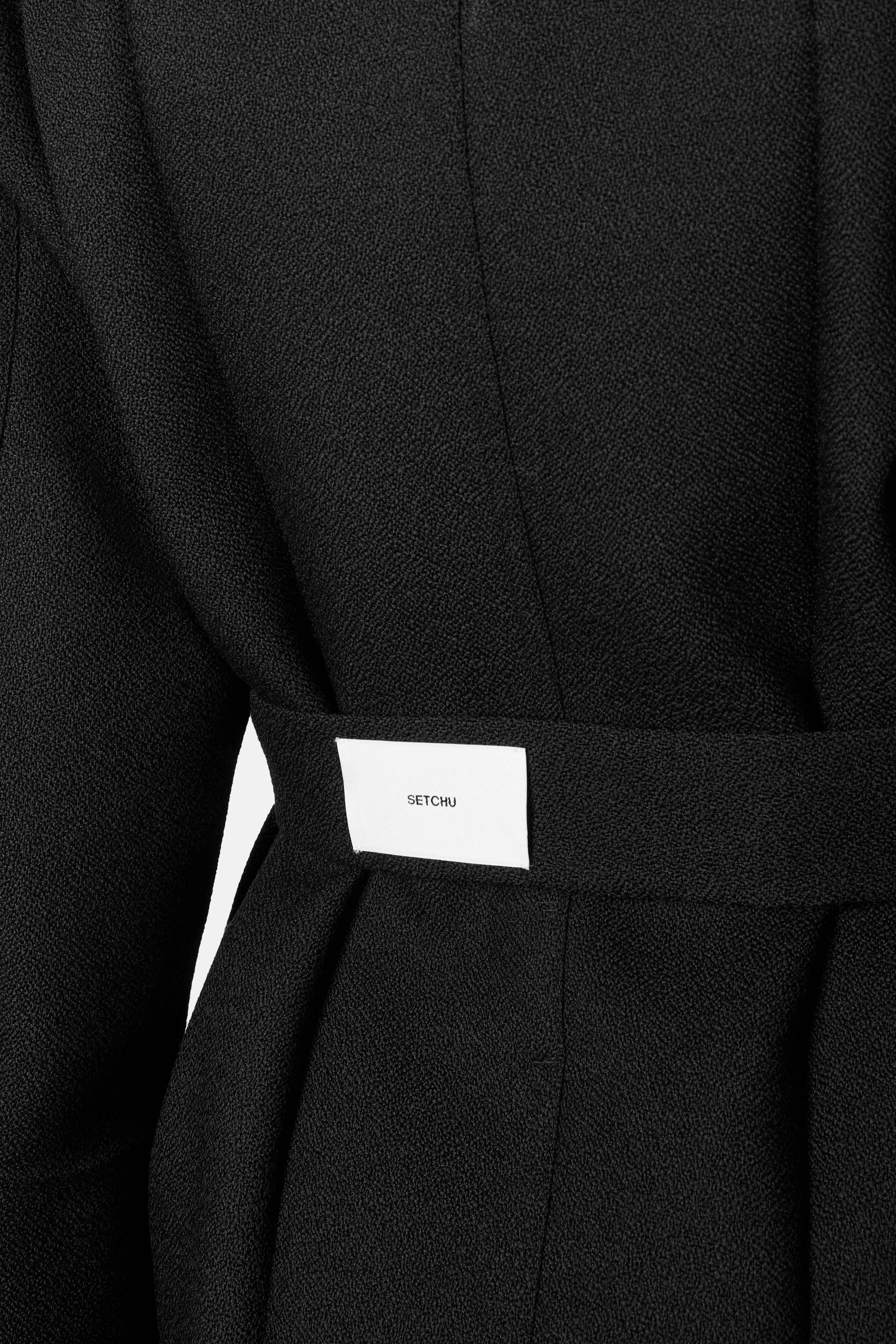 Black Origami No Lapel Jacket - Image 6