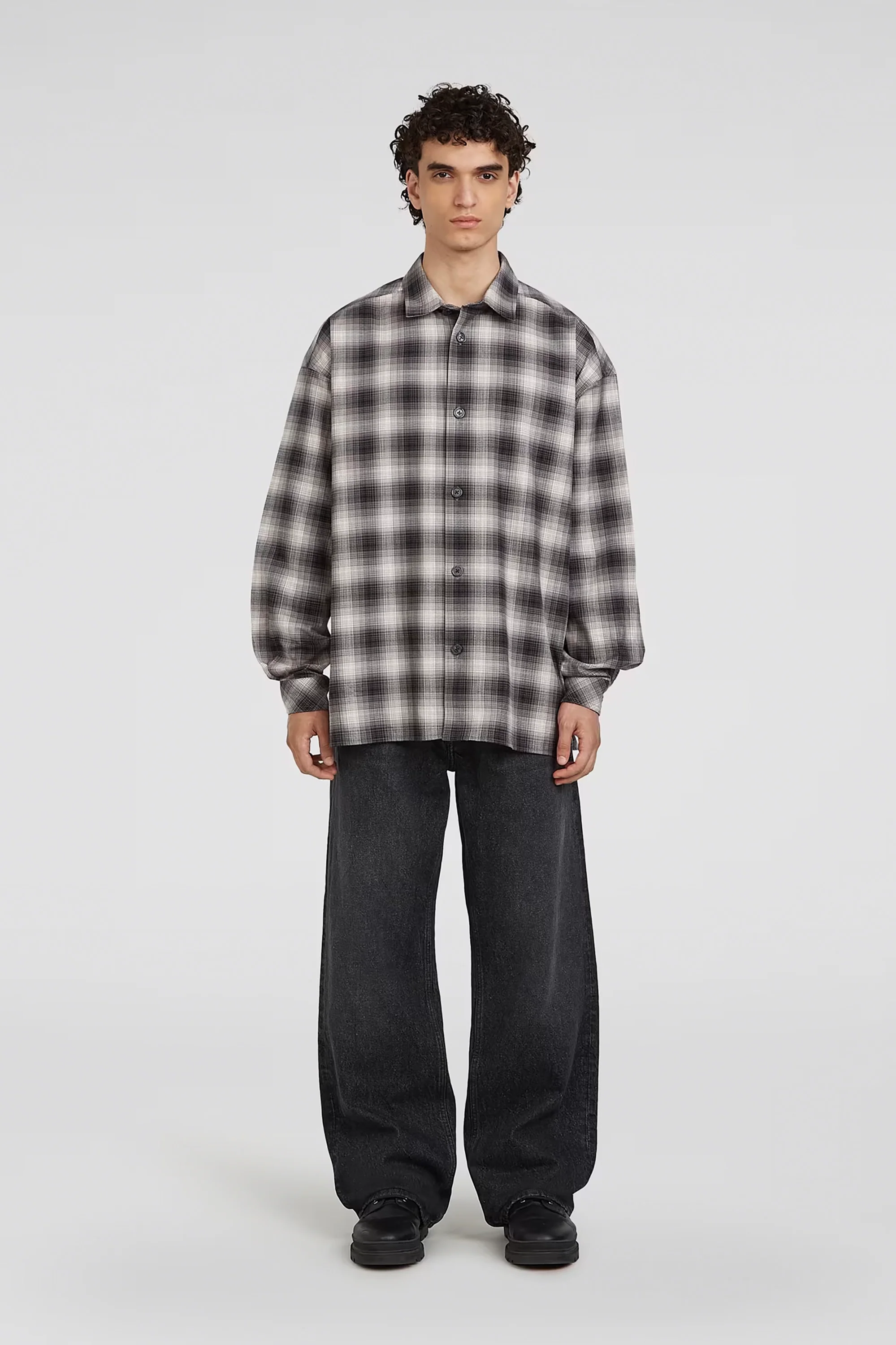 Oversized Check Shirt - Image 3
