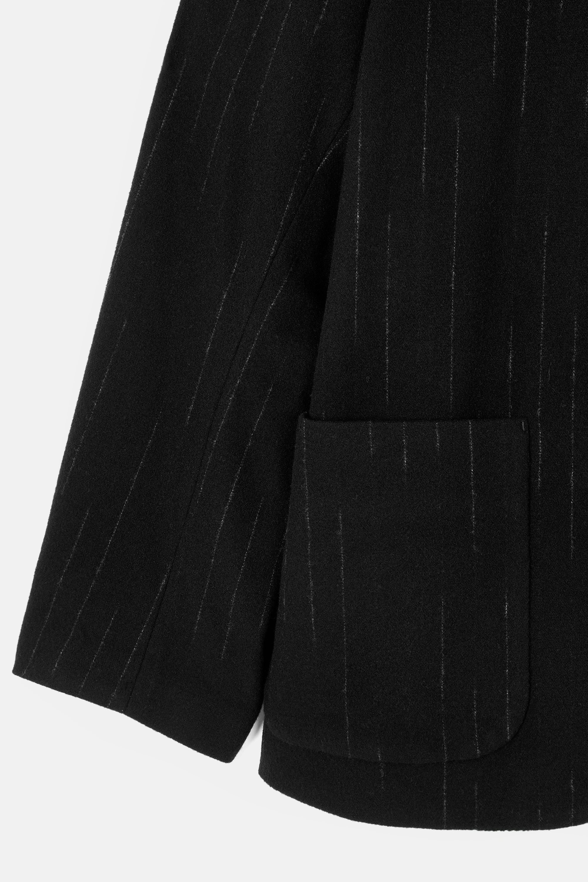 Striped Oversized Jacket - Image 4