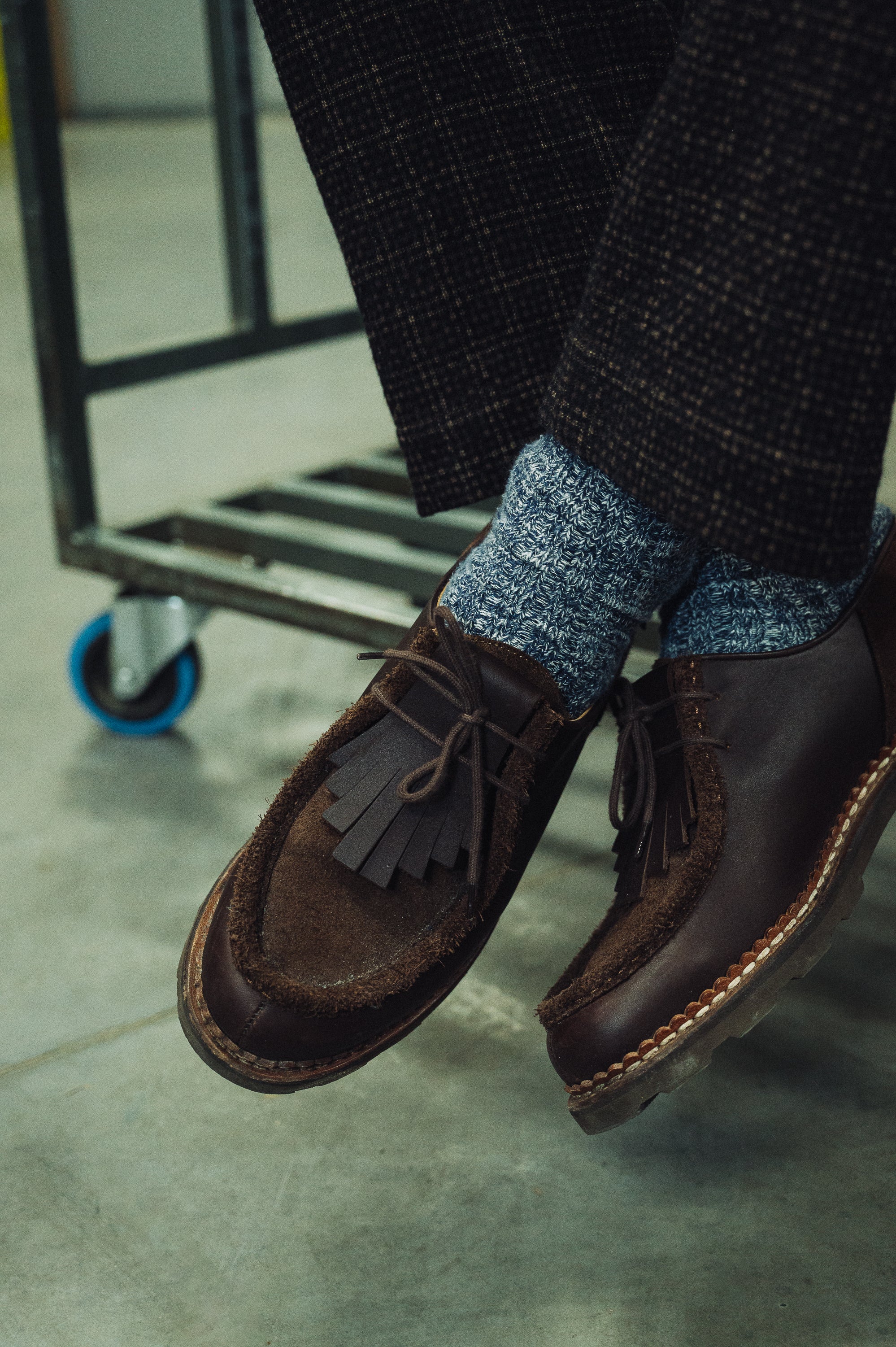Paraboot X Universal Woorks Michael Velours Cafe - Image 8