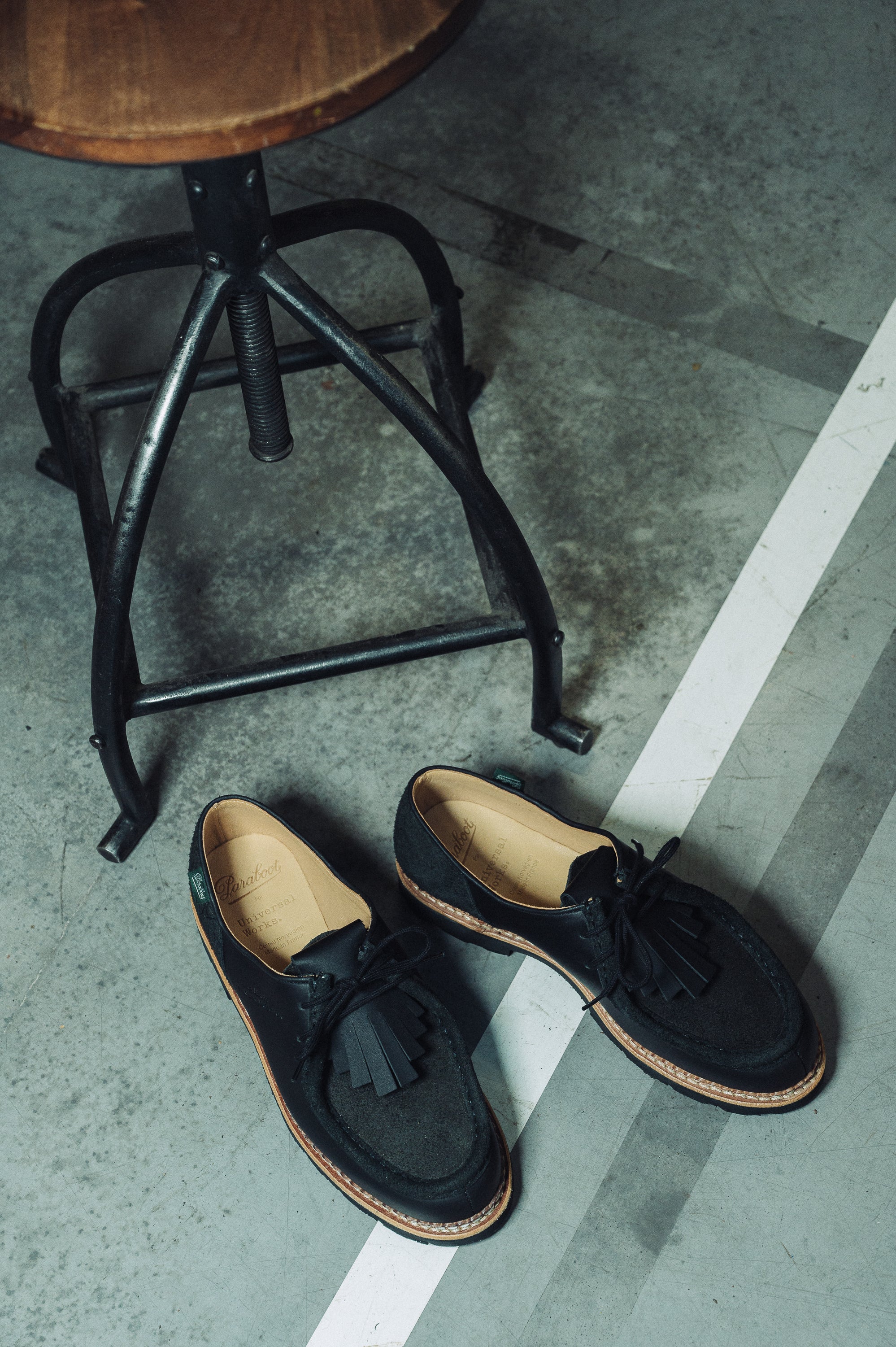 Paraboot X Universal Woorks Michael Black Velvet - Image 8