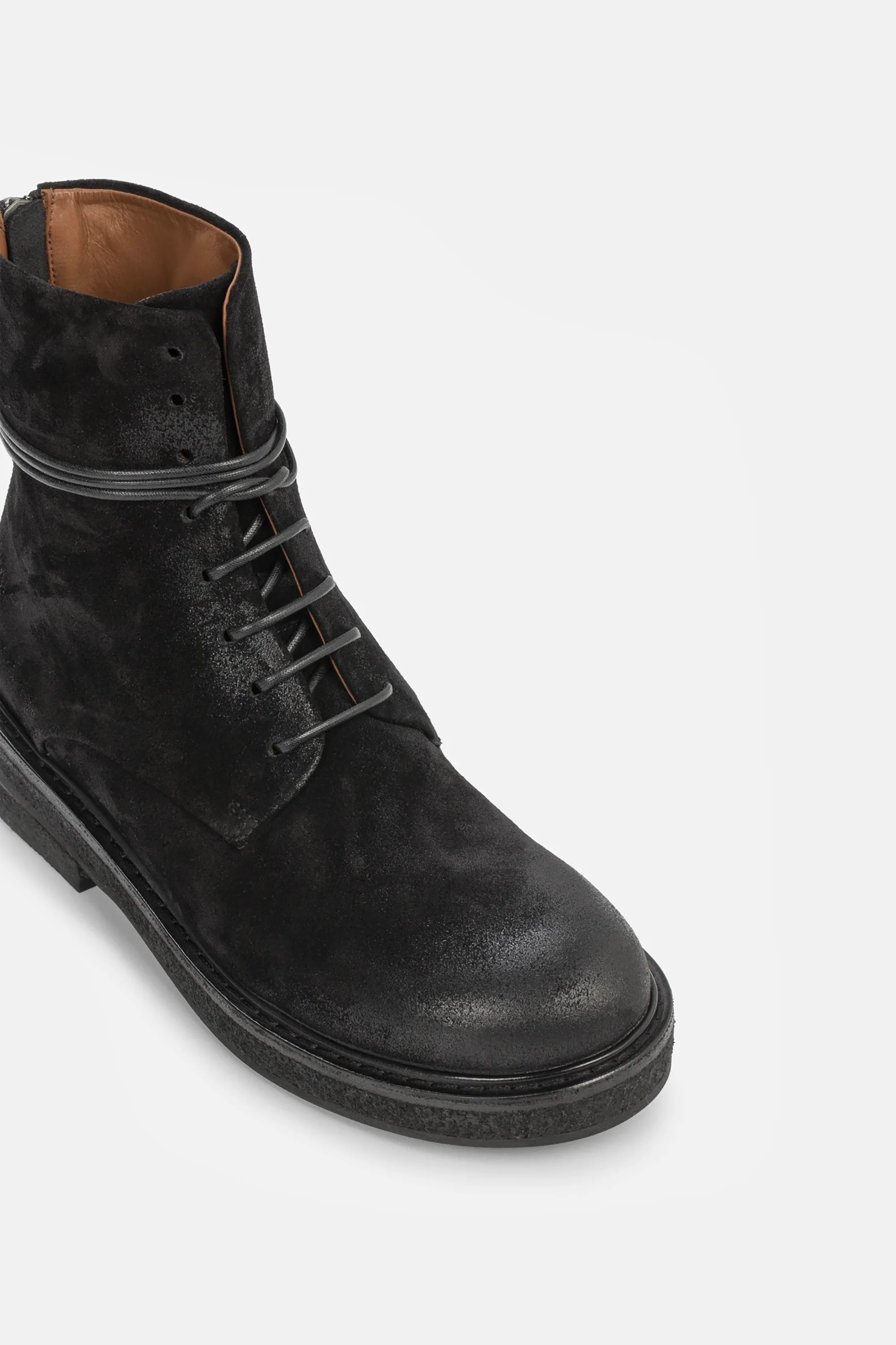 Parrucca Suede Black Combat Boots - Image 4