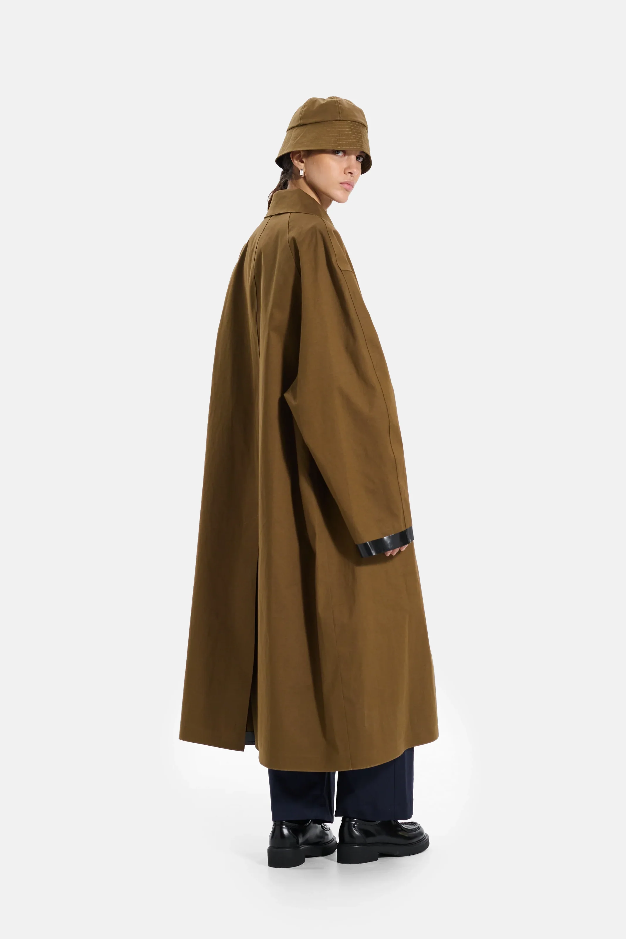 Peat Ettrick Rubberised Long Coat - Image 5