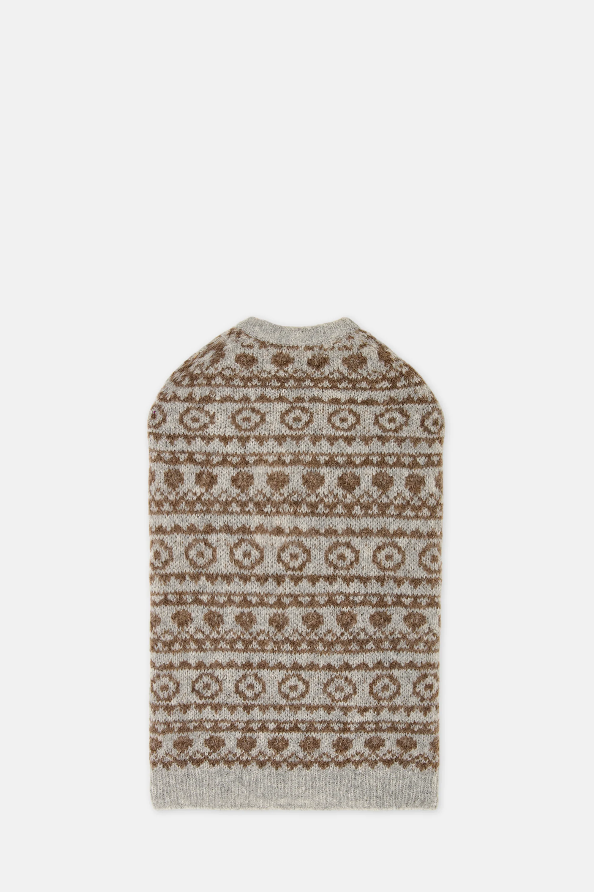 Pullover Round Neck Sleeveless Circles Jacquard - Image 2