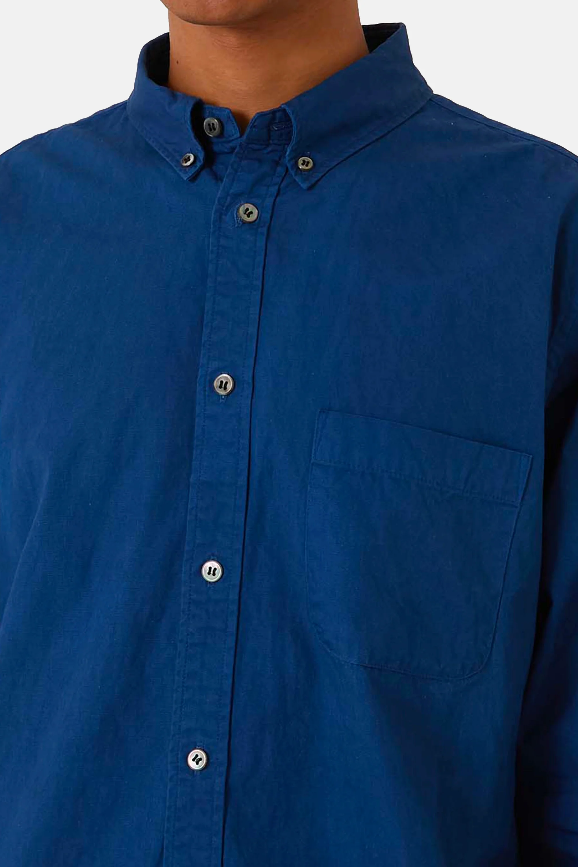 Pure Indigo Button Down Ls Shirt - Image 3