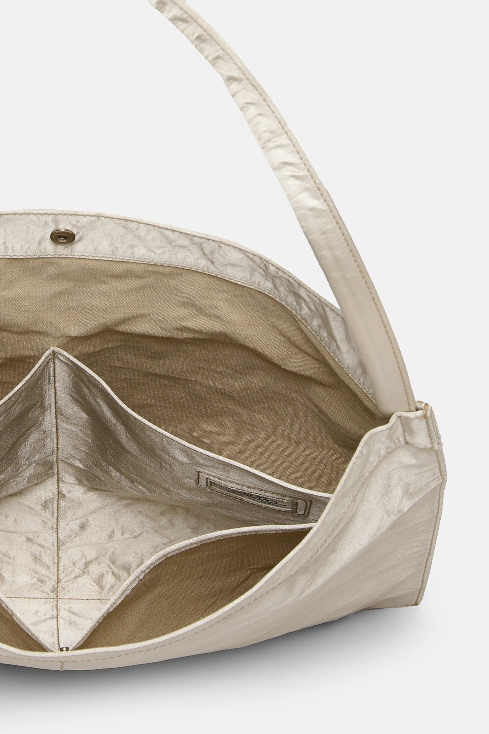 Sand Satin Flat Bag - Image 3