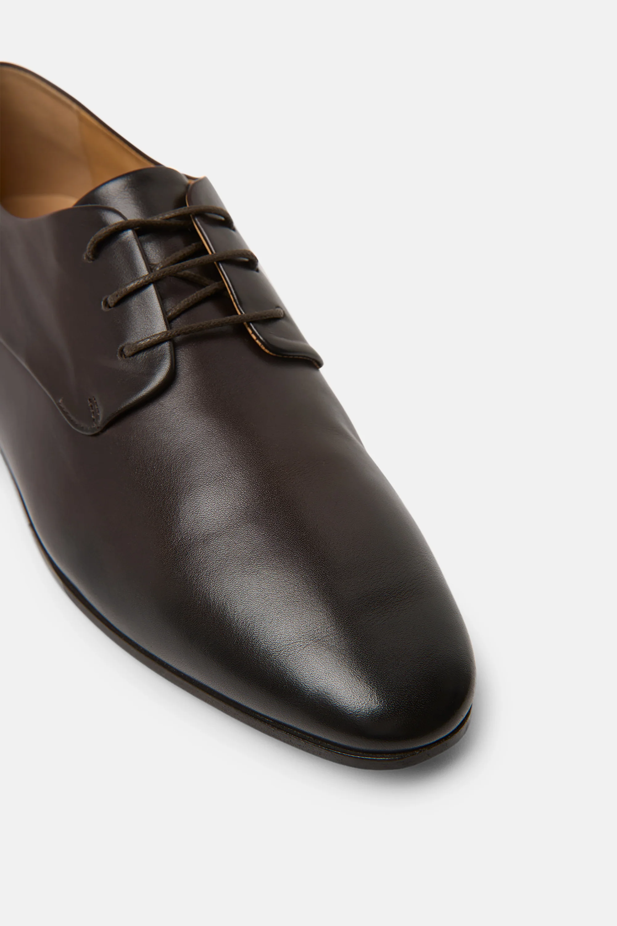 Scivolo Dark Brown Leather Derby Shoes - Image 4