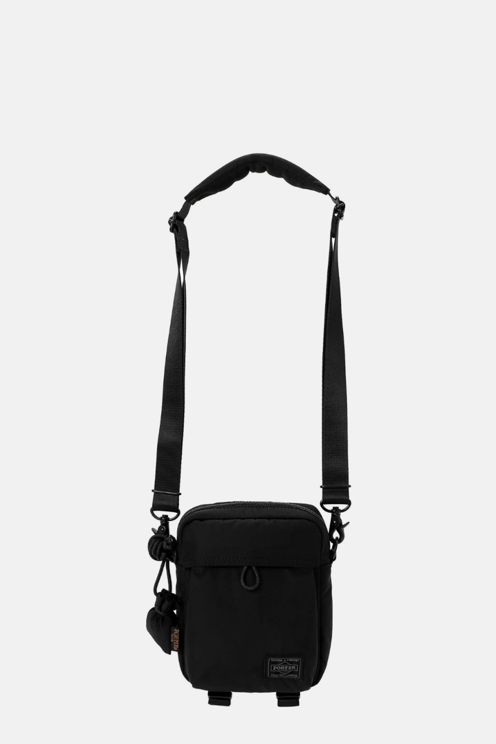 Black Senses Vertical Shoulder Bag