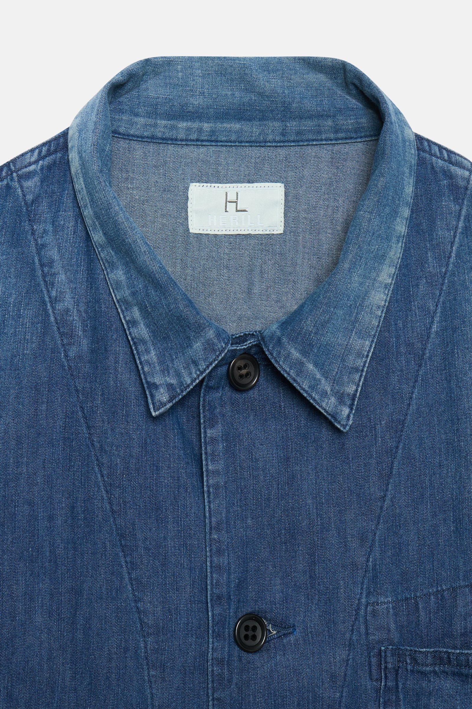 Light Denim Coverall Jacket - Image 3