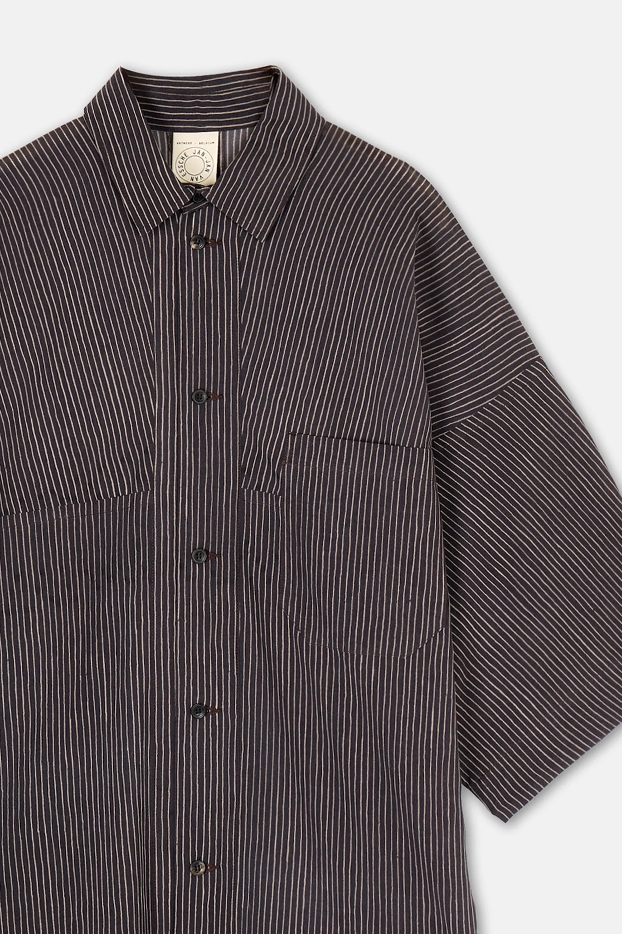 Short Sleeve Shirt Yoke Button Loop - Image 4