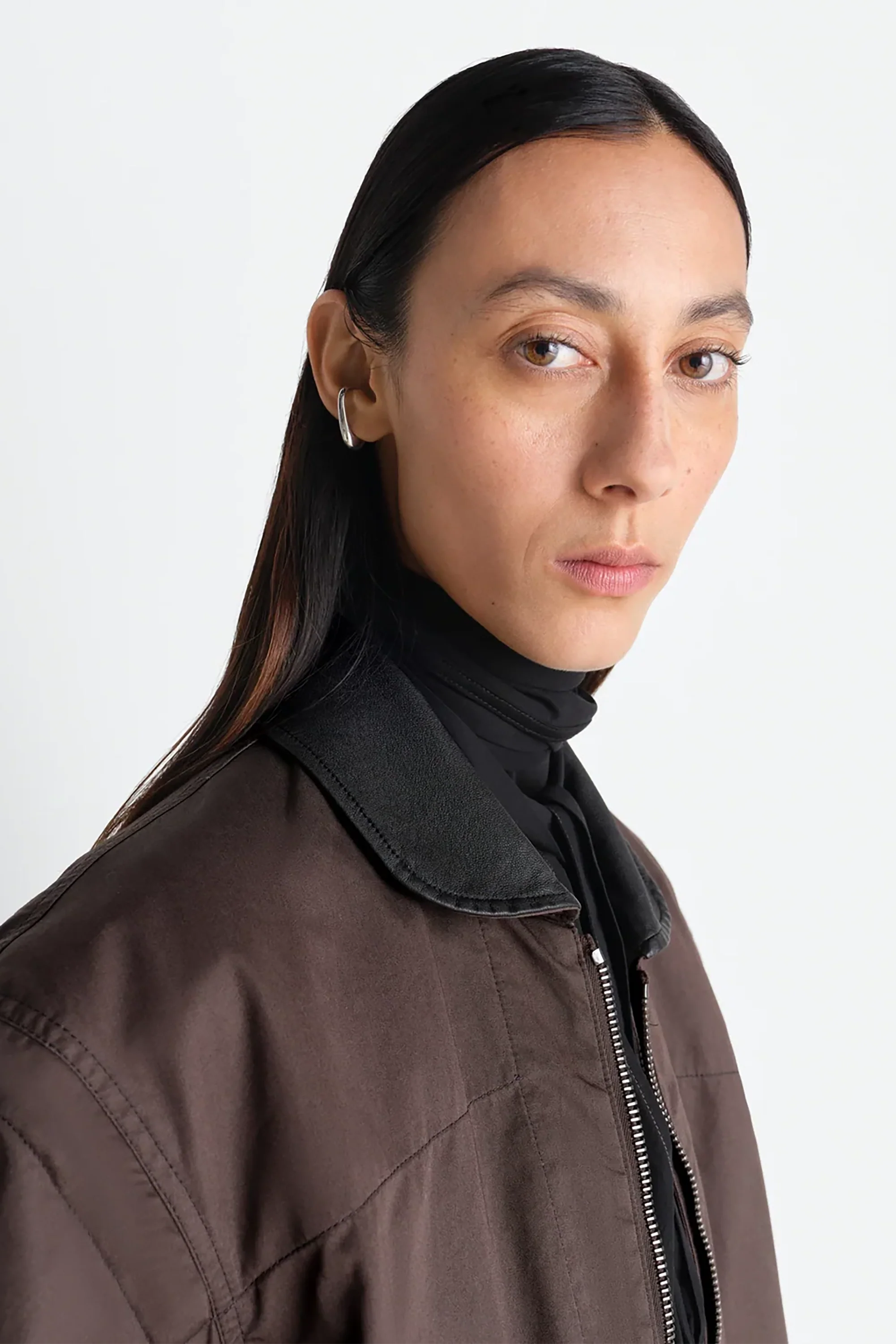Silver Long Drop Earcuf - Image 4