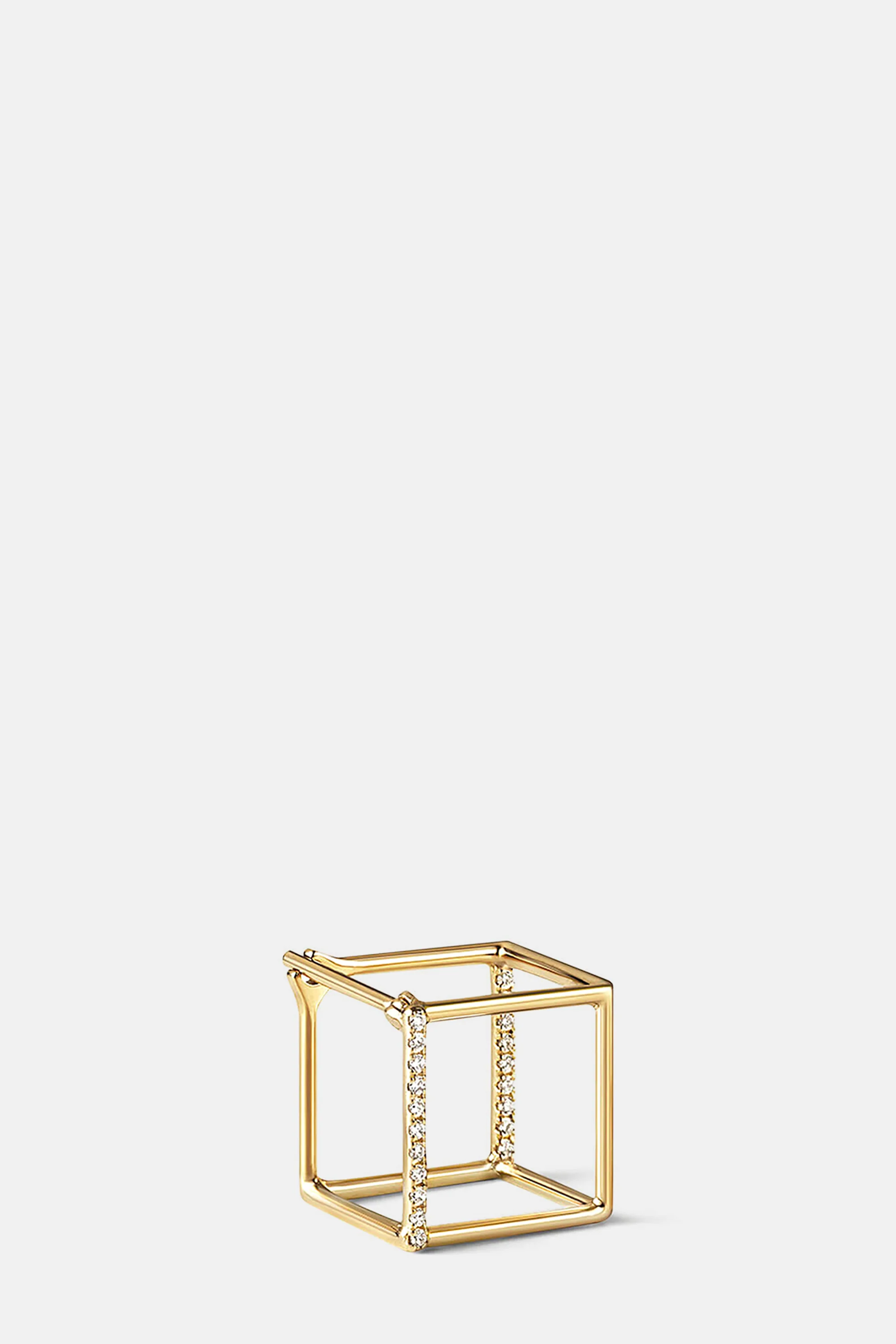 Diamond Square Earring 10