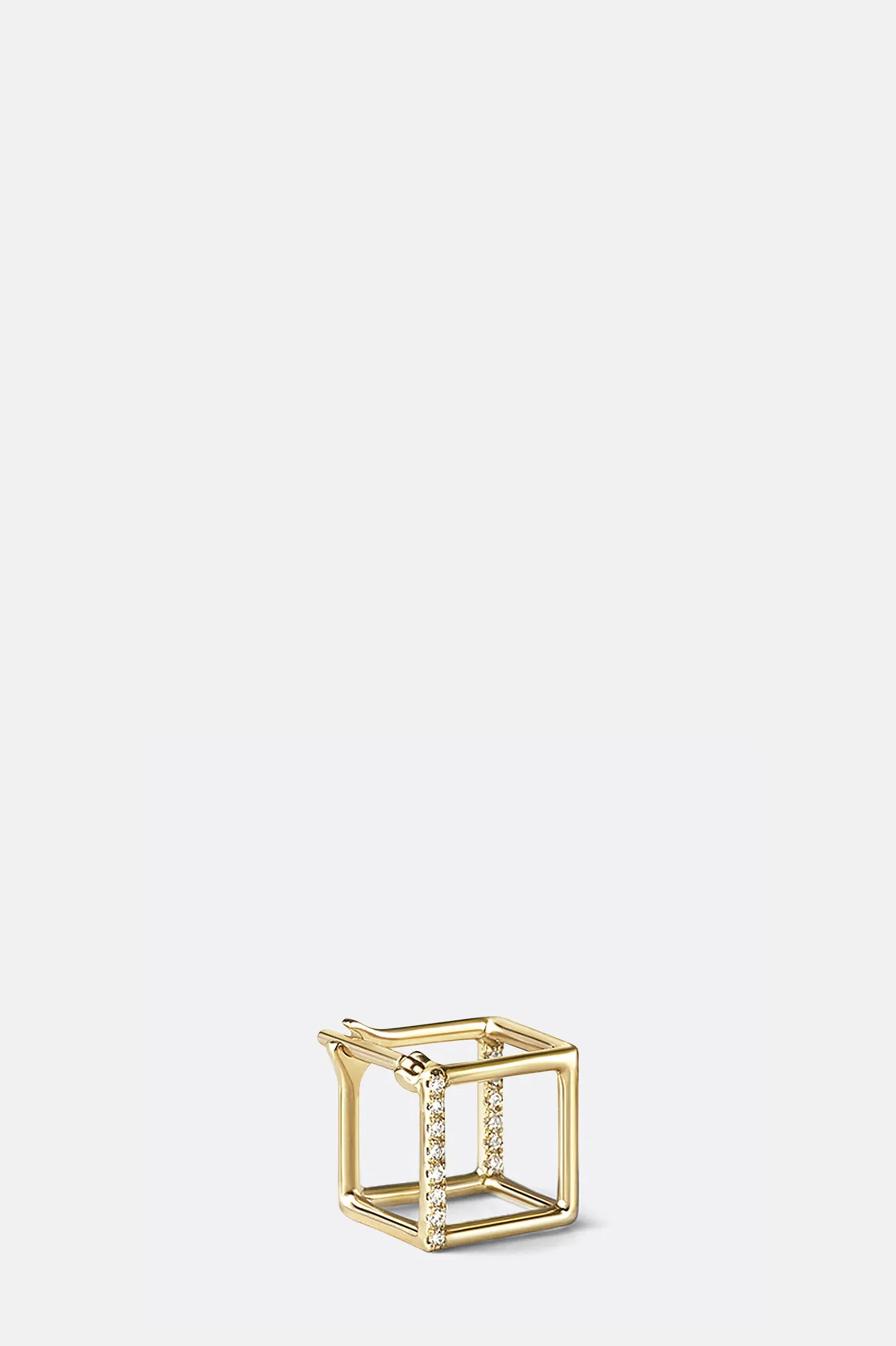 Diamond Square Earring 7