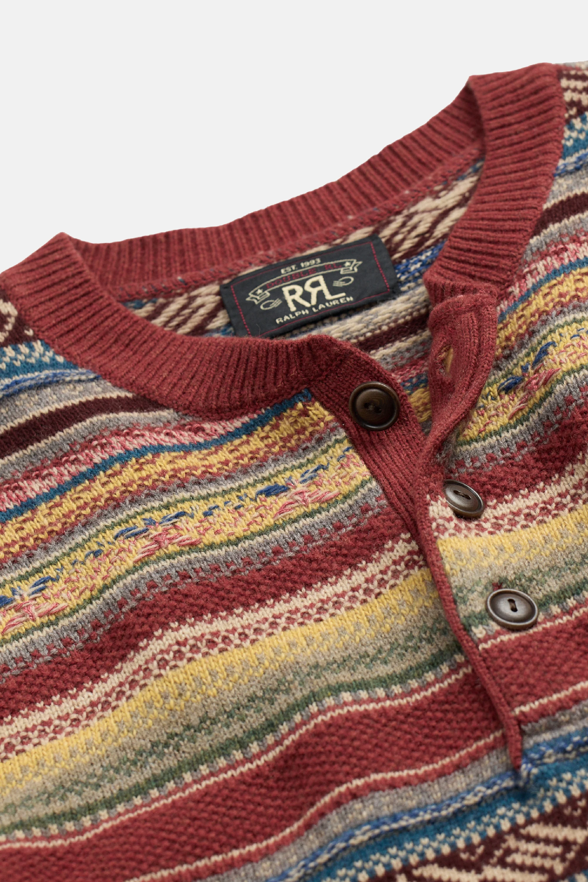 Stripe Henly Long Sleeve Pullover - Image 3