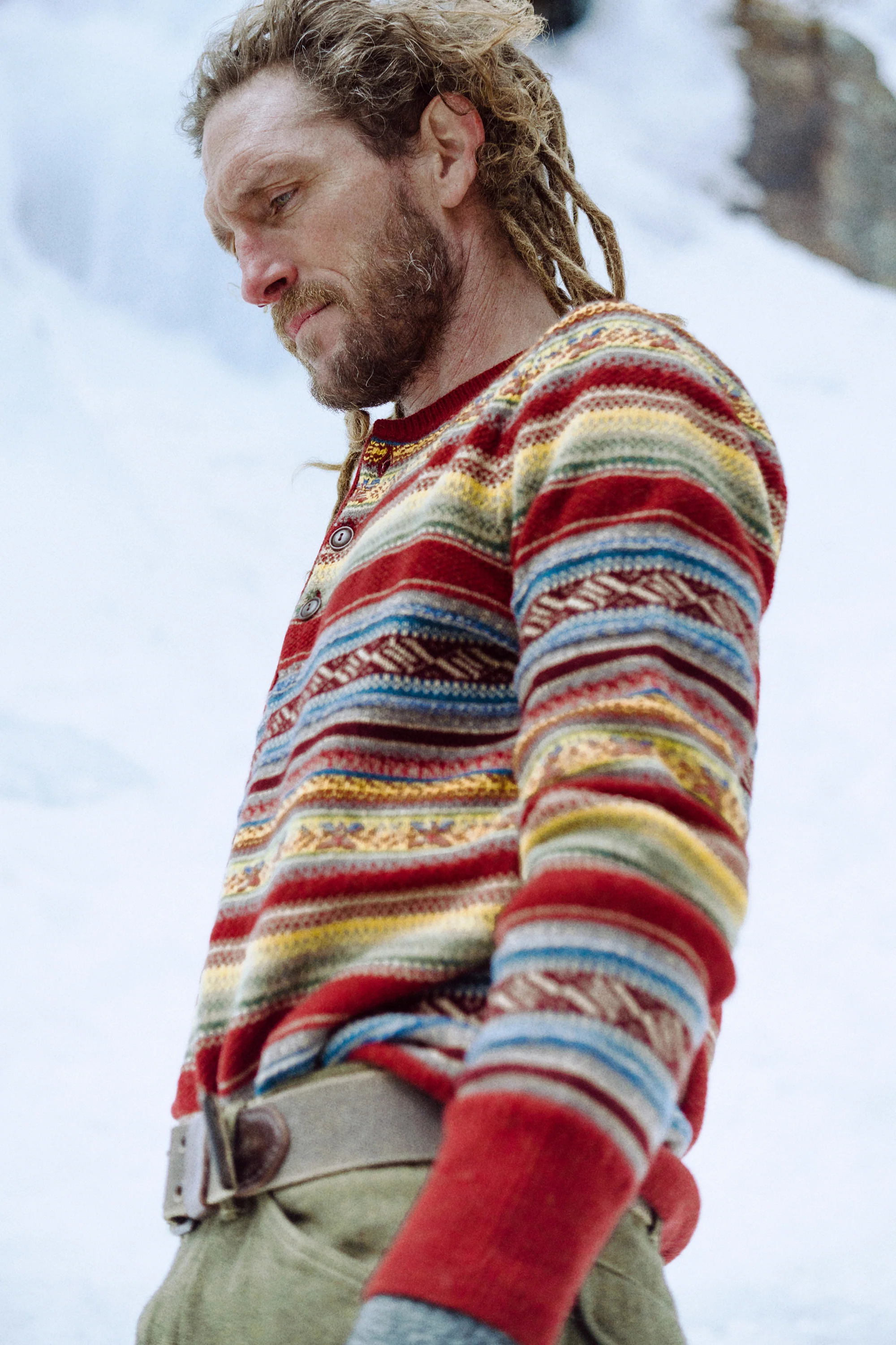 Stripe Henly Long Sleeve Pullover - Image 6