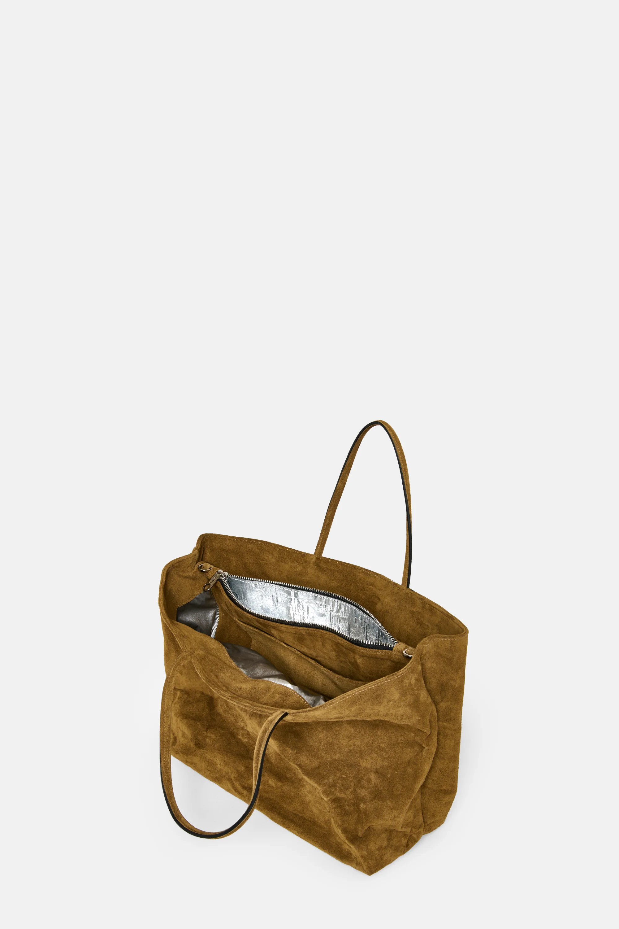 Avana Suede Leather Medium City Shopper - Image 4