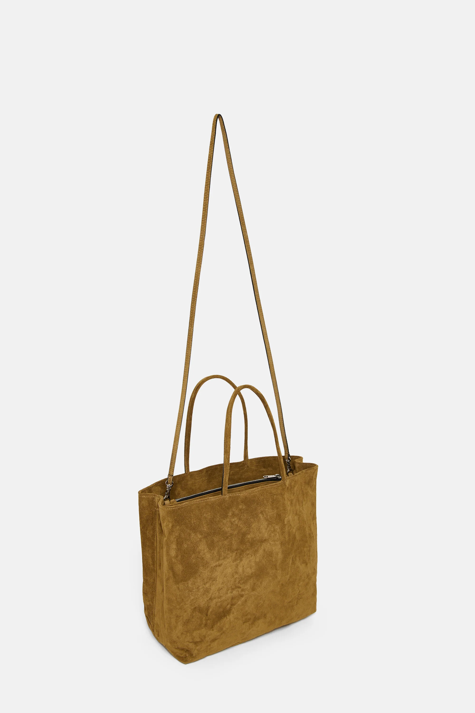 Avana Suede Leather Mini City Shopper - Image 3