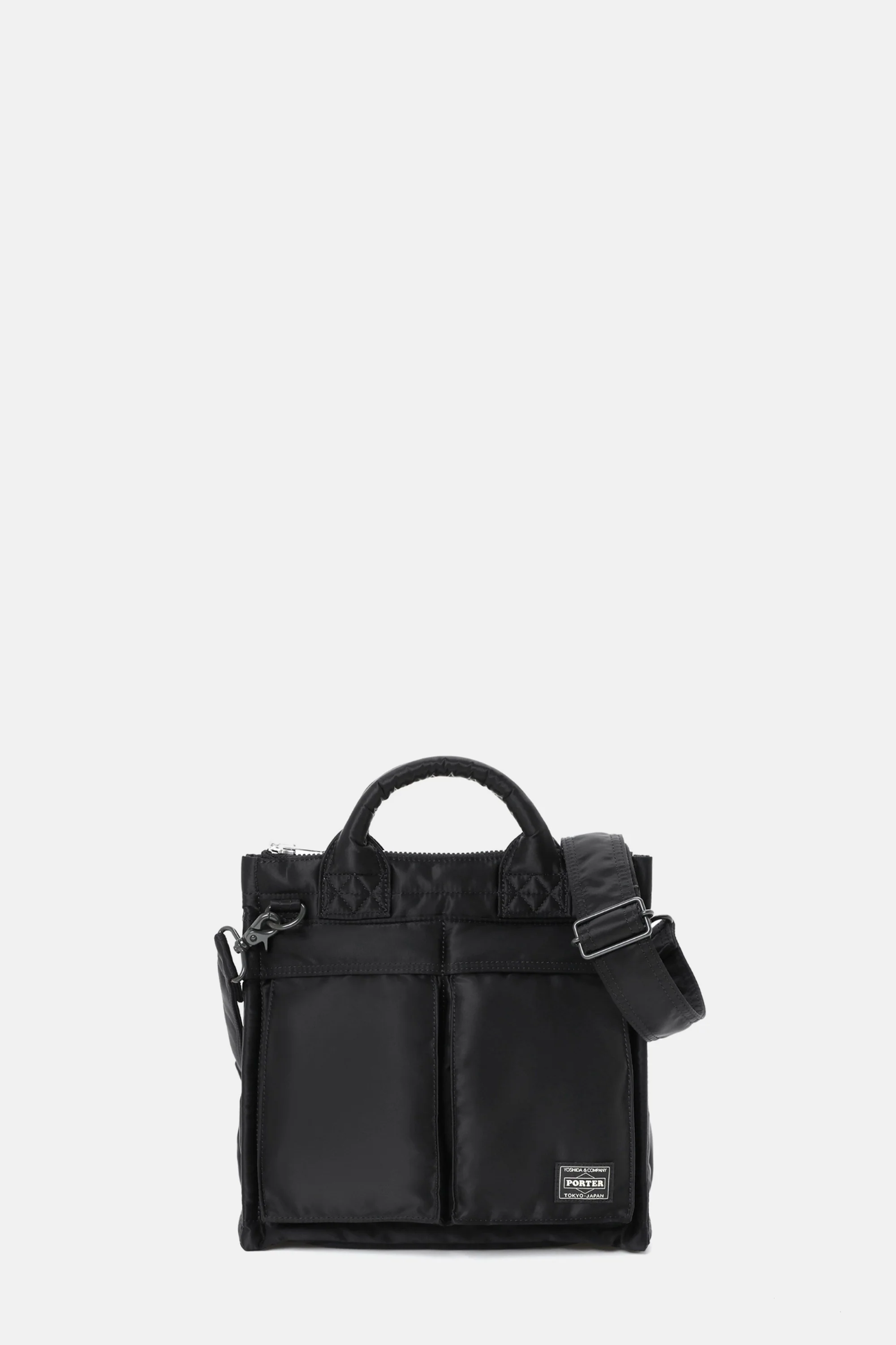 Black Tanker Square Tote Bag