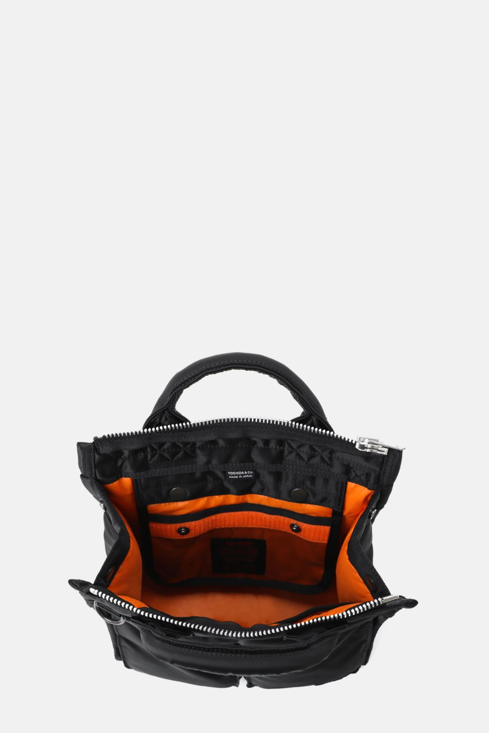 Black Tanker Square Tote Bag - Image 4