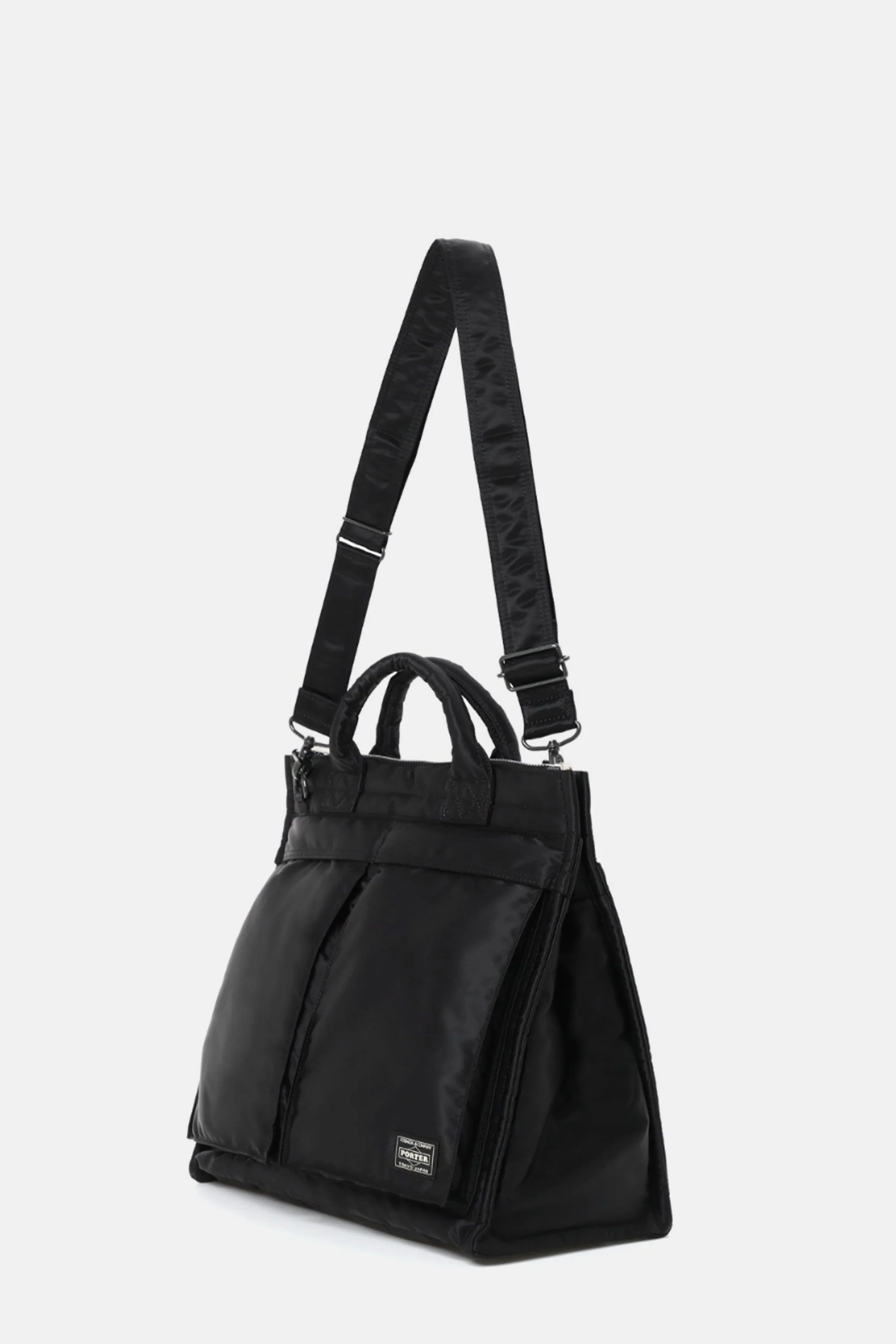 Black Tanker Square Tote Bag (L) - Image 2